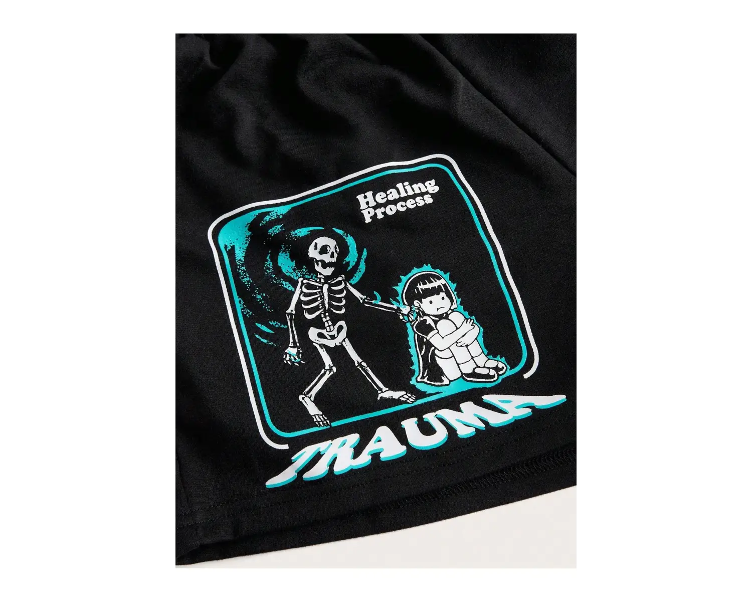 Rainydazed Cartoon Graphic Şort