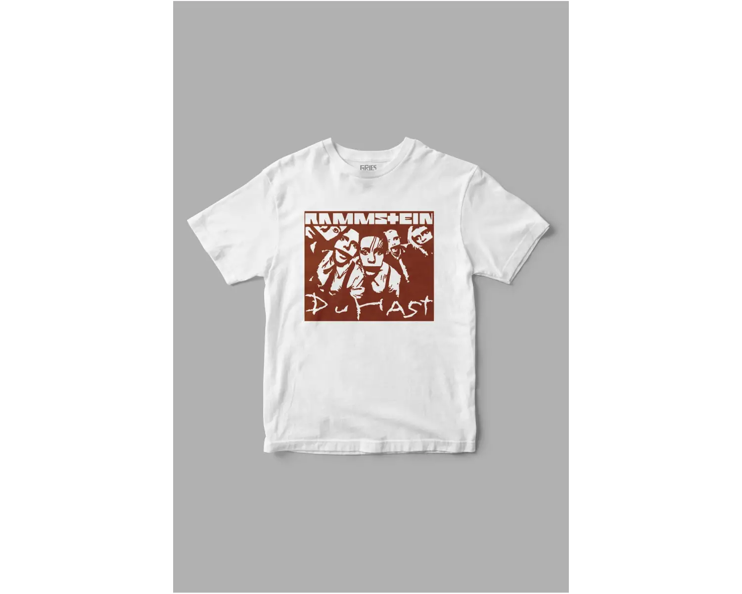 Rammstein Du Hast Baskılı Tişört
