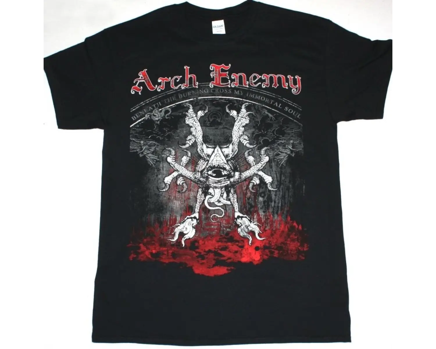 RAMONES LOCO LIVE NEW WHITE T-SHIRT ÖN VE ARAKA BASKILI