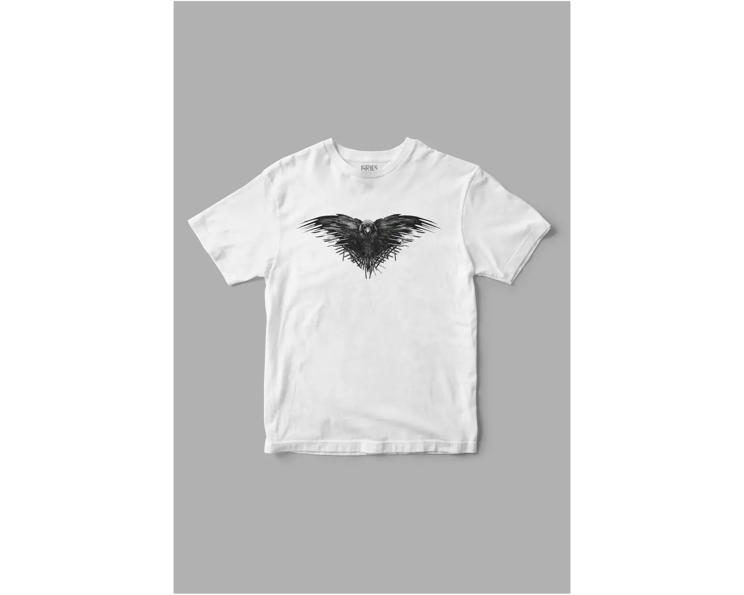 Raven Game Of Thrones Baskılı Tişört