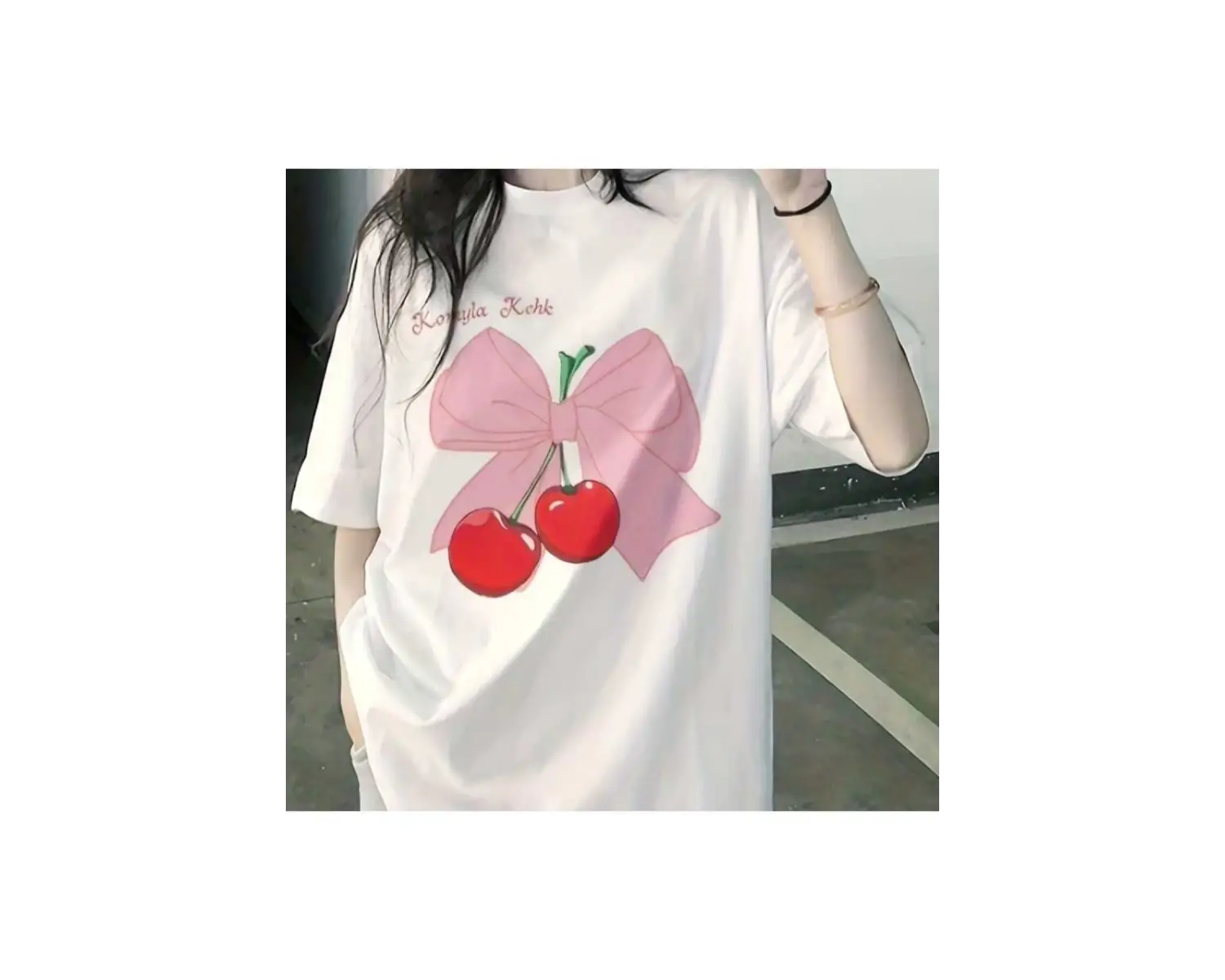 Red Cherry Bomb Oversize Unisex