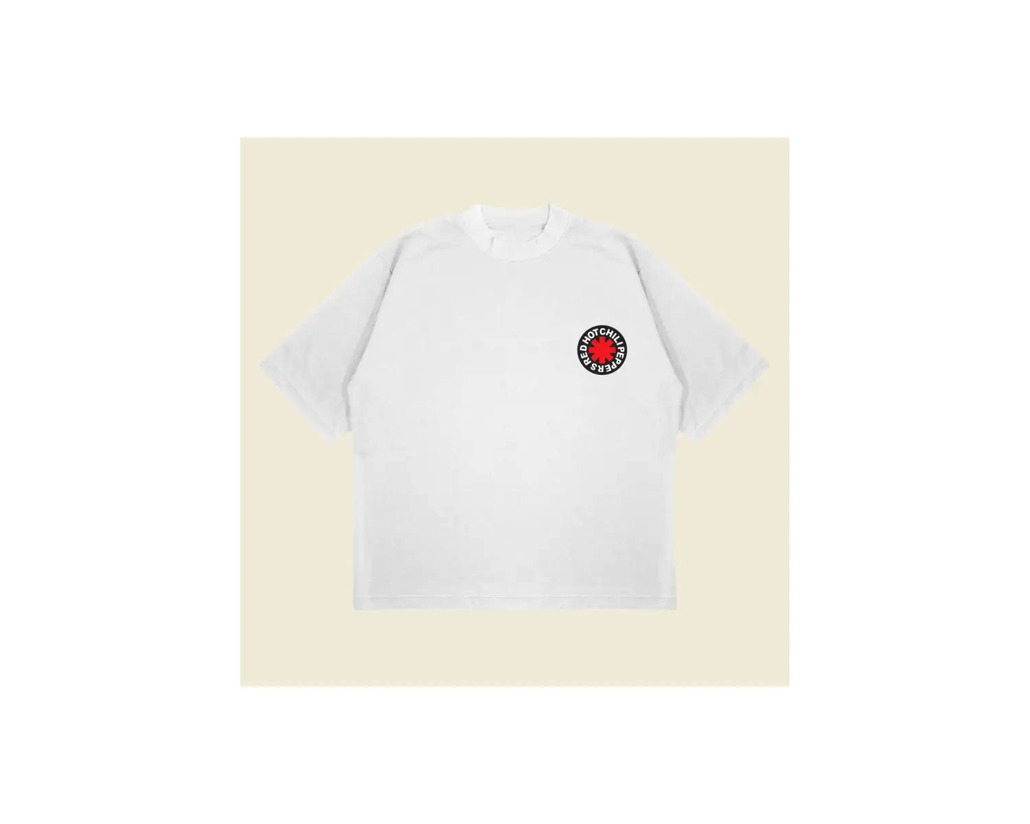 Red Hot Chili Peppers Baskılı Oversize Unisex Pamuklu Nefes Alan Kalın Kumaşlı