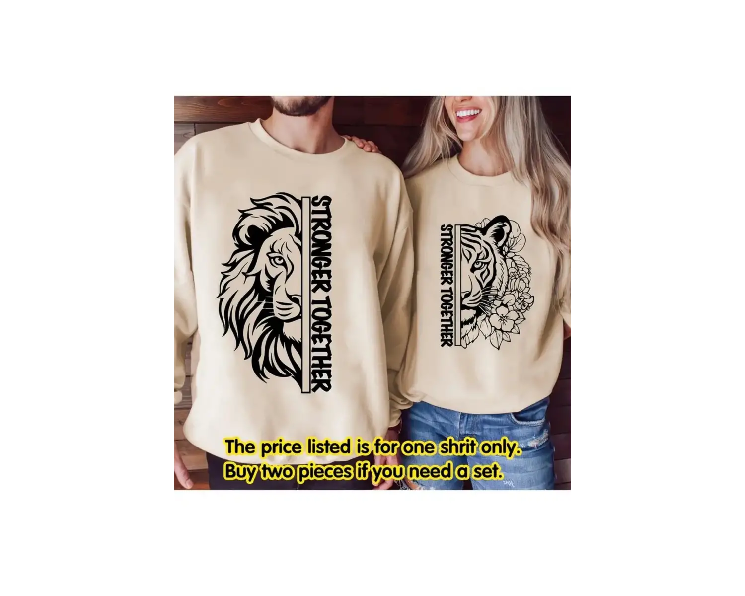 Renkli Biskilet Yaka Sweatshirt Çift Sevgili Kombinleri Couple Clothing