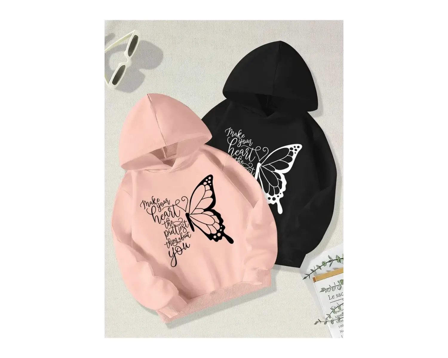 Renkli Kapşonlu Sweatshirt Çift Sevgili Kombinleri Couple Clothing
