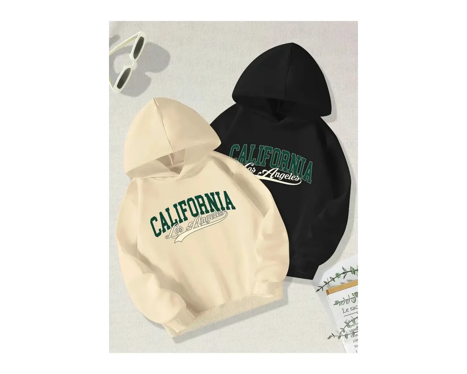 Renkli Kapşonlu Sweatshirt Çift Sevgili Kombinleri Couple Clothing