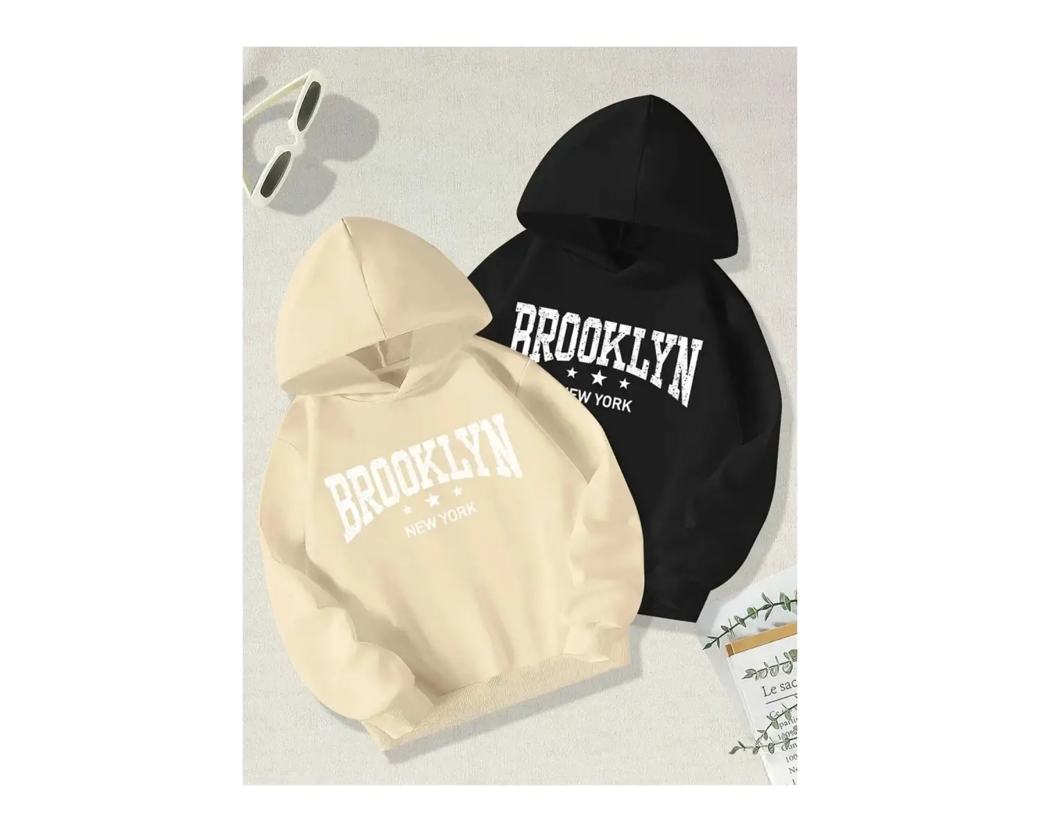 Renkli Kapşonlu Sweatshirt Çift Sevgili Kombinleri Couple Clothing