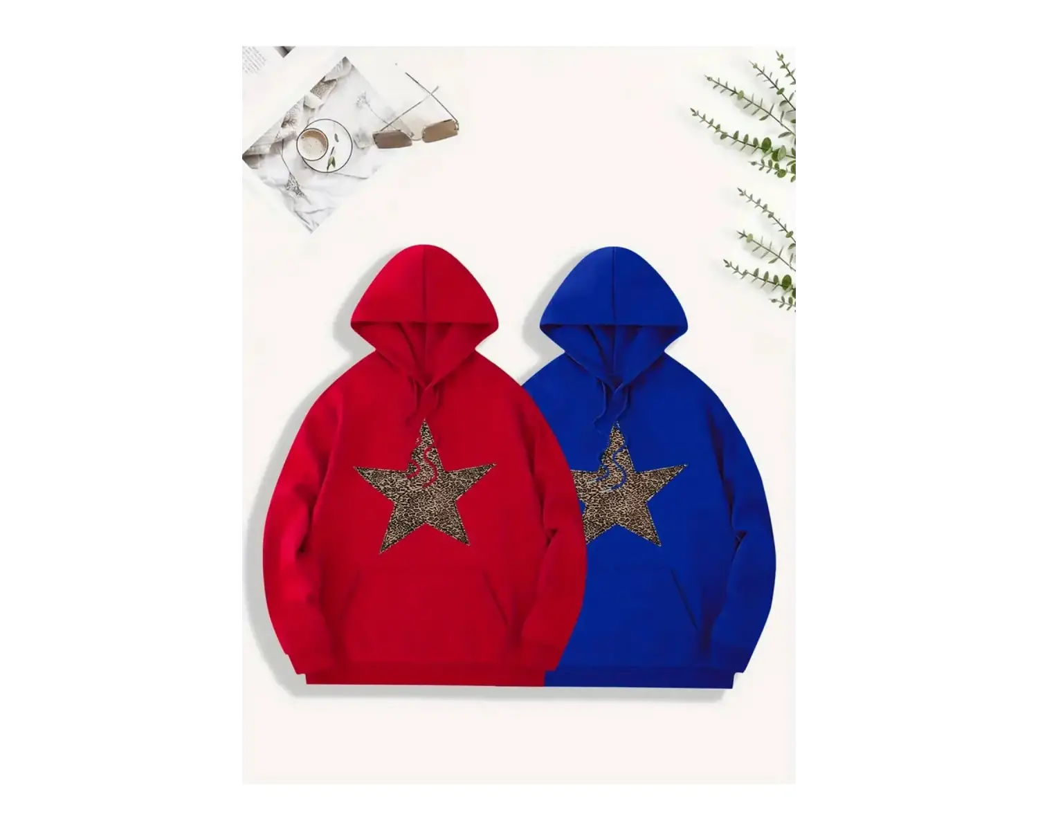 Renkli Kapşonlu Sweatshirt Çift Sevgili Kombinleri Couple Clothing