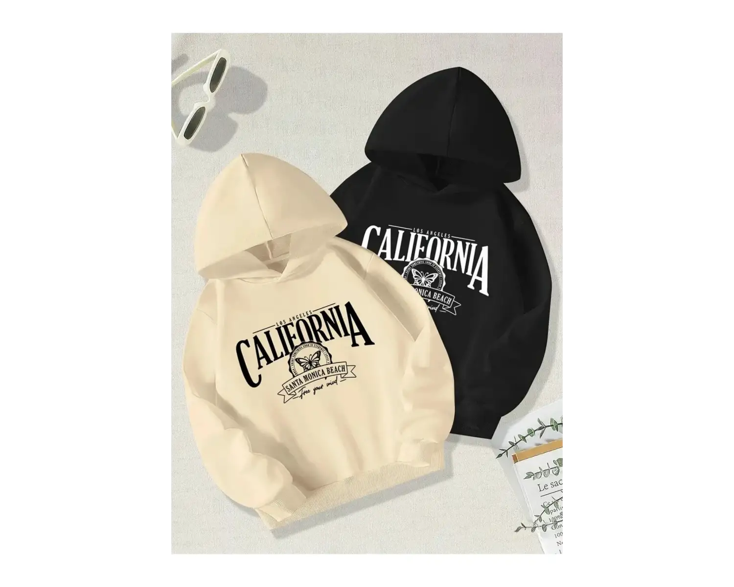 Renkli Kapşonlu Sweatshirt Çift Sevgili Kombinleri Couple Clothing