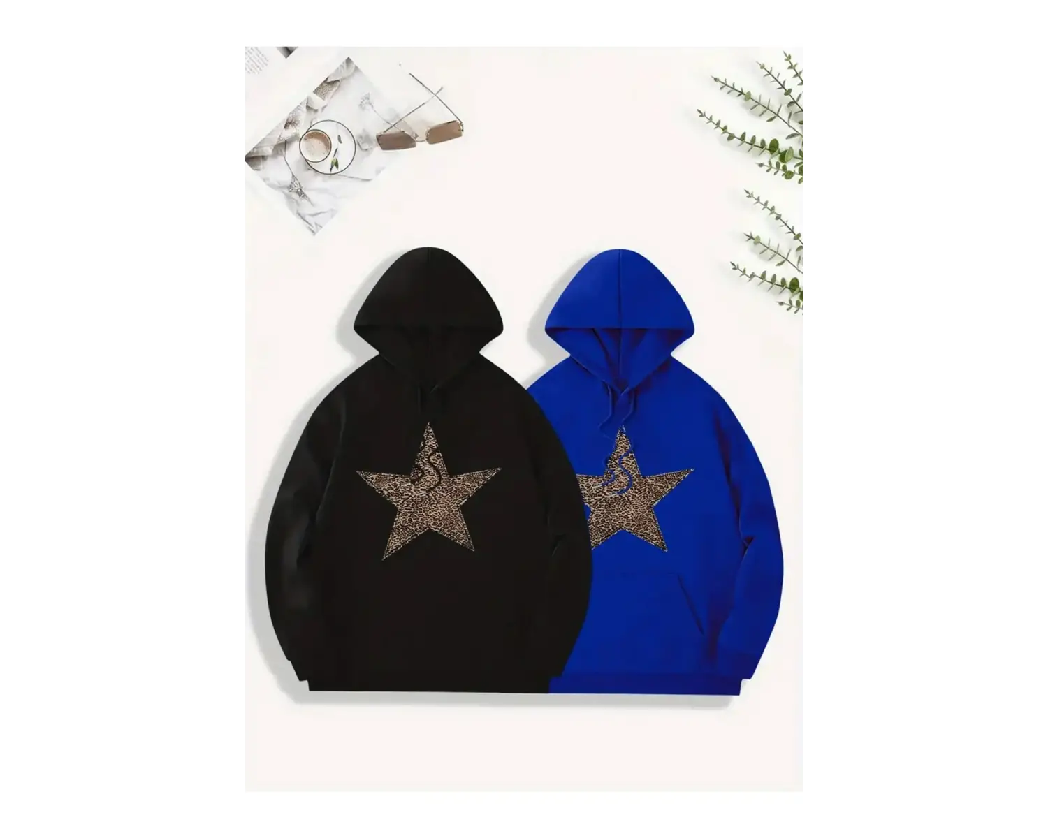 Renkli Kapşonlu Sweatshirt Çift Sevgili Kombinleri Couple Clothing