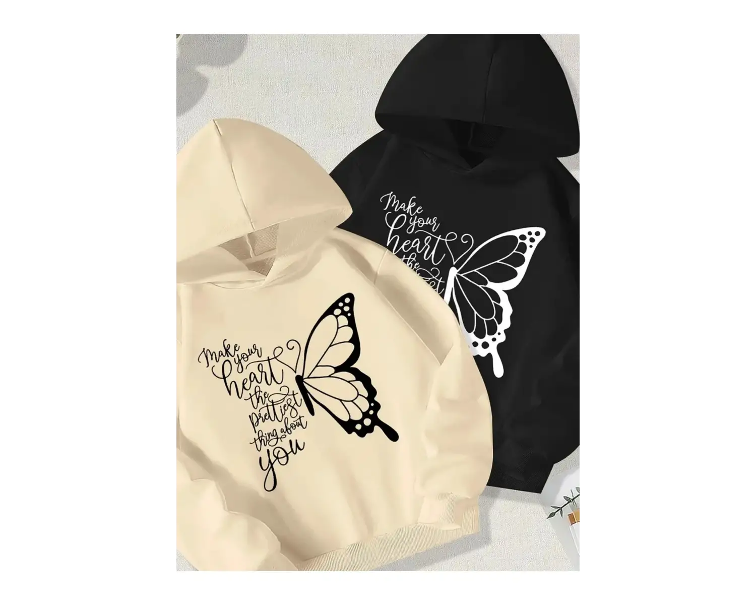 Renkli Kapşonlu Sweatshirt Çift Sevgili Kombinleri Couple Clothing