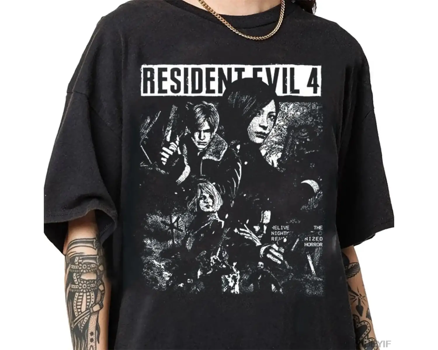 Resident Evil 4 Biohazard Oyunu T-shirt Erkekler Kadınlar Için % 100% Pamuk T Shirt Sokak Sti