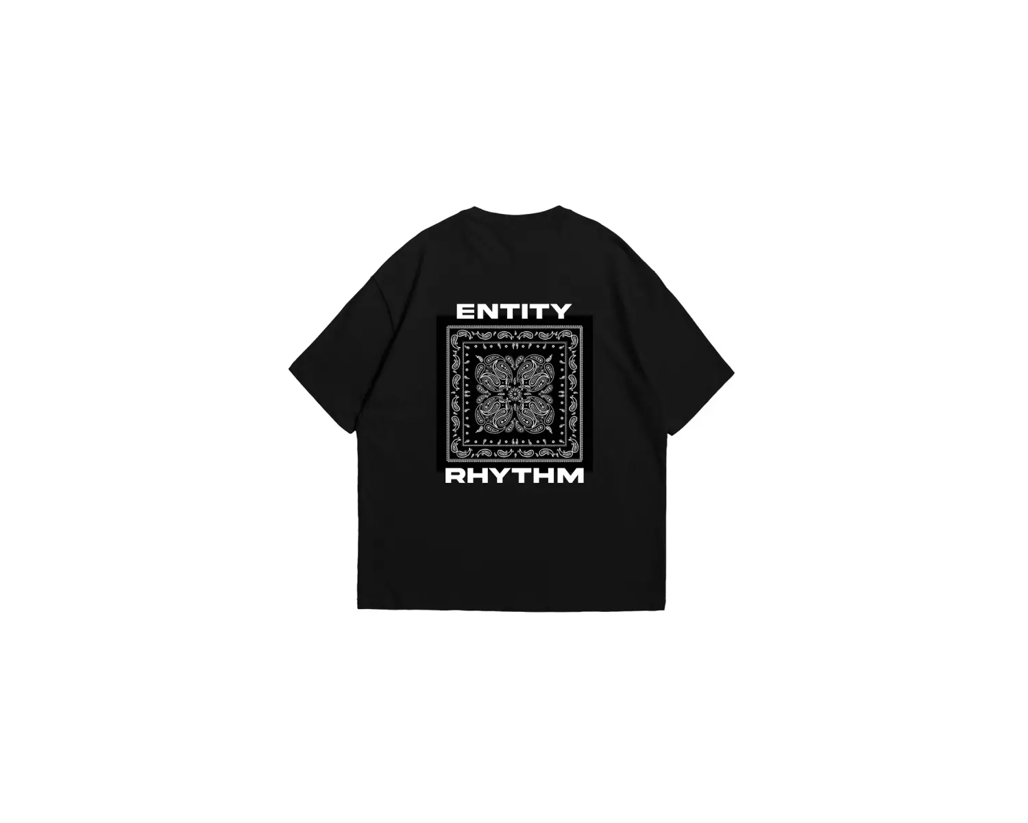 Rhythm Bandana Baskılı Oversize Unisex Beyaz