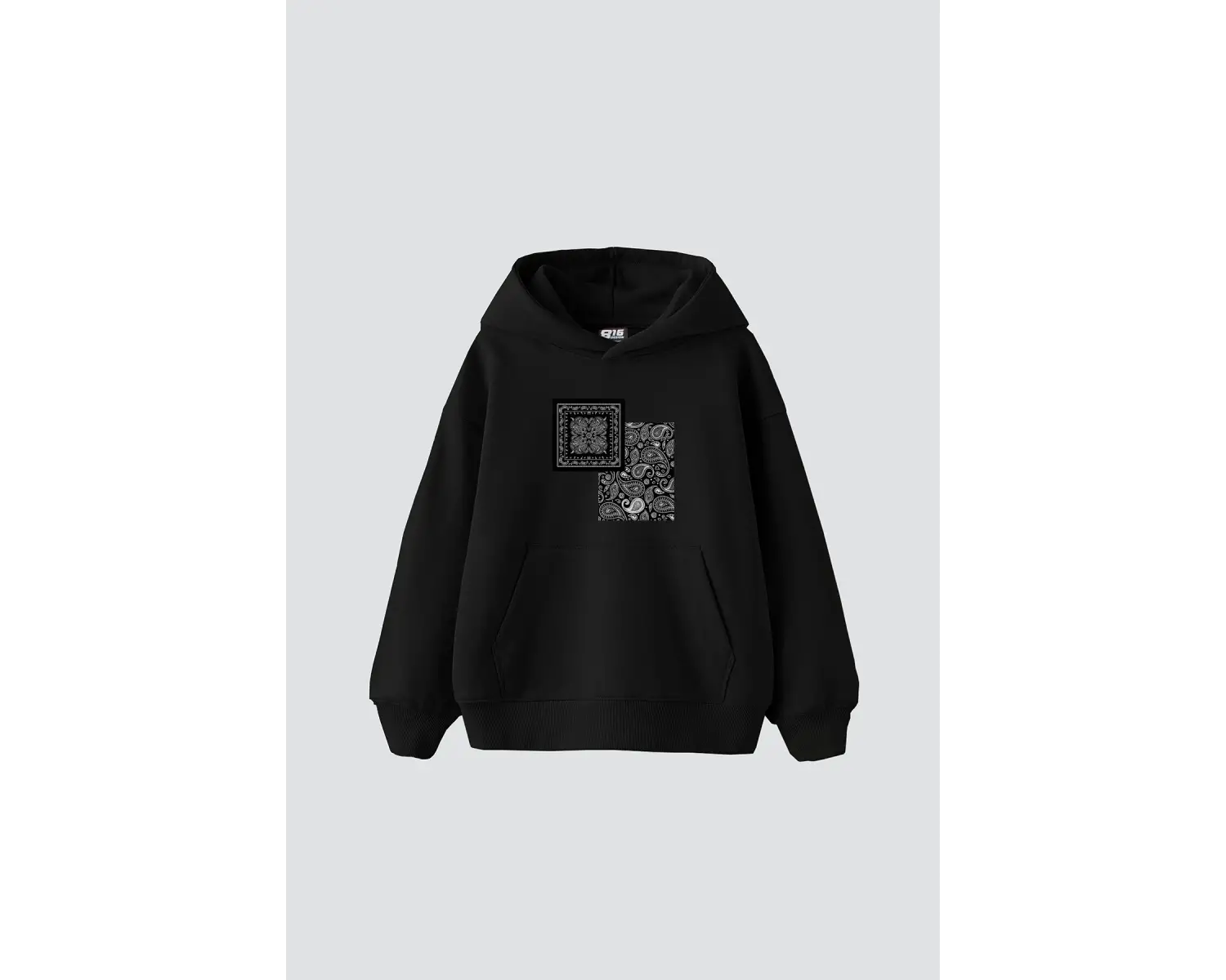 Rhythm Bandana Baskılı Oversize Unisex Beyaz