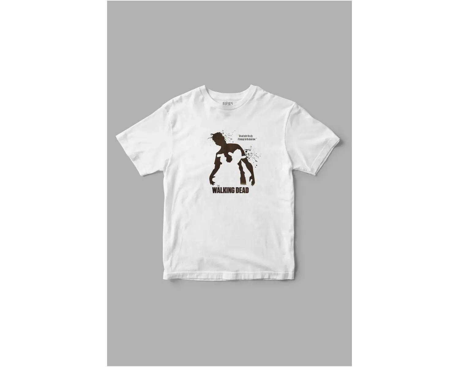 Rick Grimes Shoot The Walking Dead Twd Baskılı Tişört