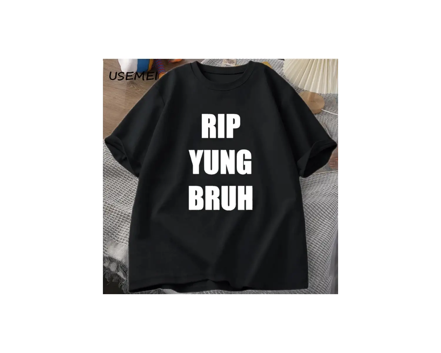 RIP YUNG BRUH T Shirt Lil Tracy Meme Peep T-shirt komik yaz pamuk TShirt Tees boy T-shirt Yun 2953