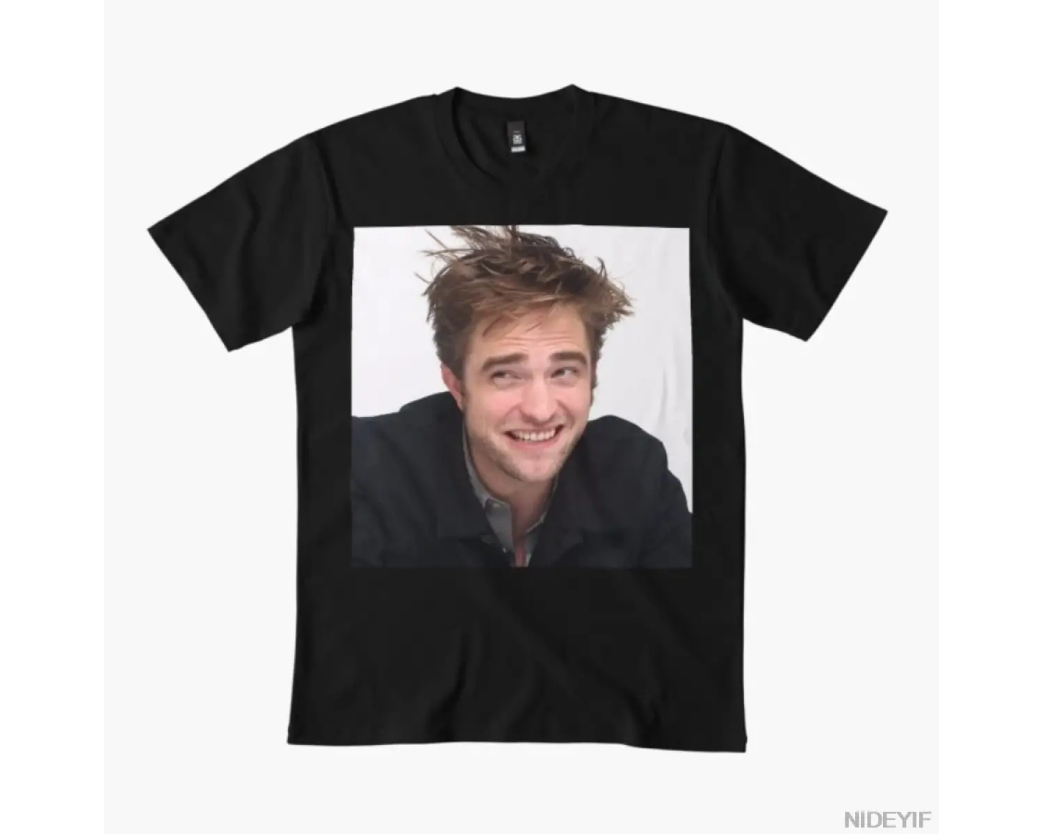 Robert Pattinson Laugh T-shirt Erkek Kadın %100 Pamuklu Tişörtler 3XS-3XL Üstler 1224-3