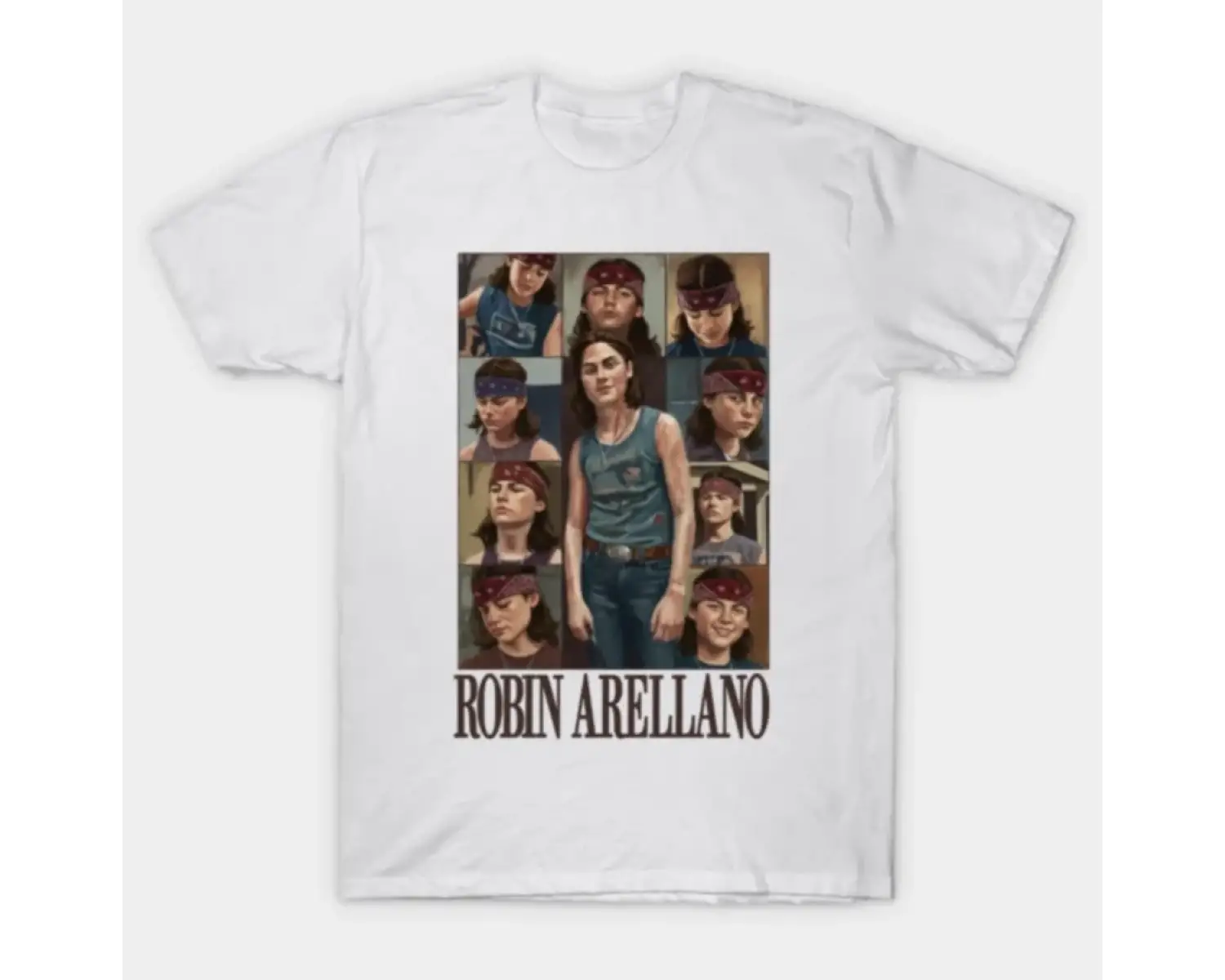 Robin Arellano - Erkekler Kadınlar İçin Siyah Telefon Tişörtü %100 Pamuklu Tişörtler Kısa Kol