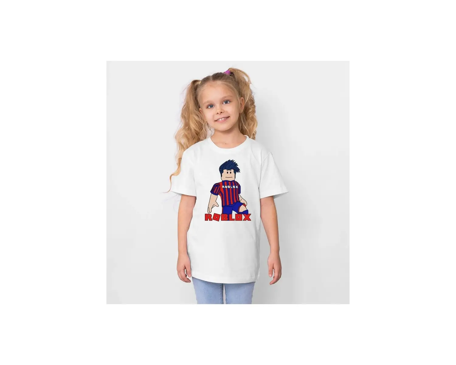 Roblox Baskılı Unisex Çocuk Tişört H18