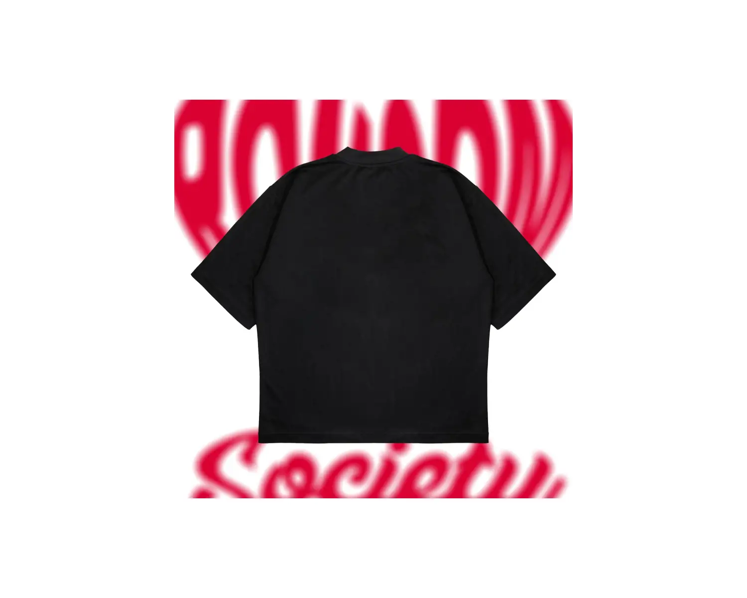 Romcom Society Baskılı Oversize Unisex Pamuklu Nefes Alan Kalın Kumaşlı