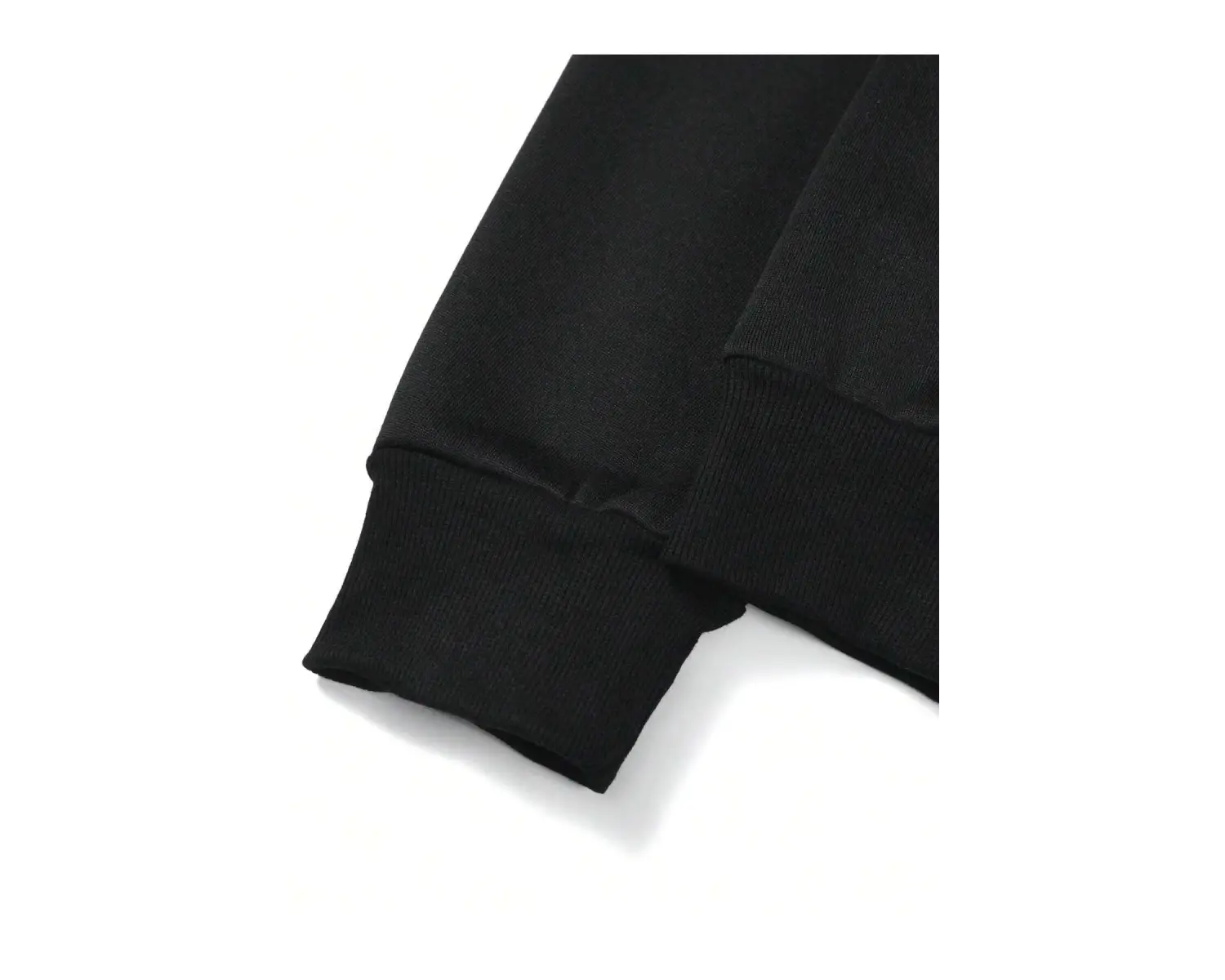 ROMWE Guys Car & Japanese Letter Graphic Drawstring Hoodie Siyah