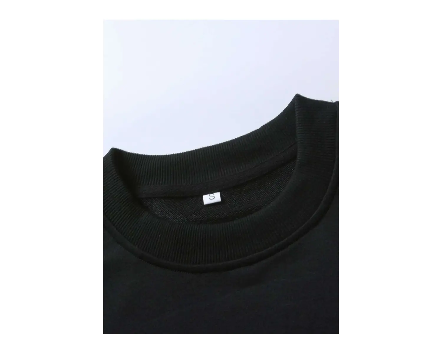 ROMWE Guys Letter Skull Graphic Sweatshirt Siyah