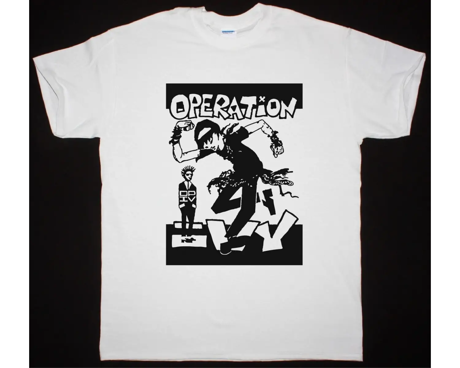 ROUGH CUTT ROUGH CUTT 85 NEW BLACK TSHIRT ÖN BASKILI