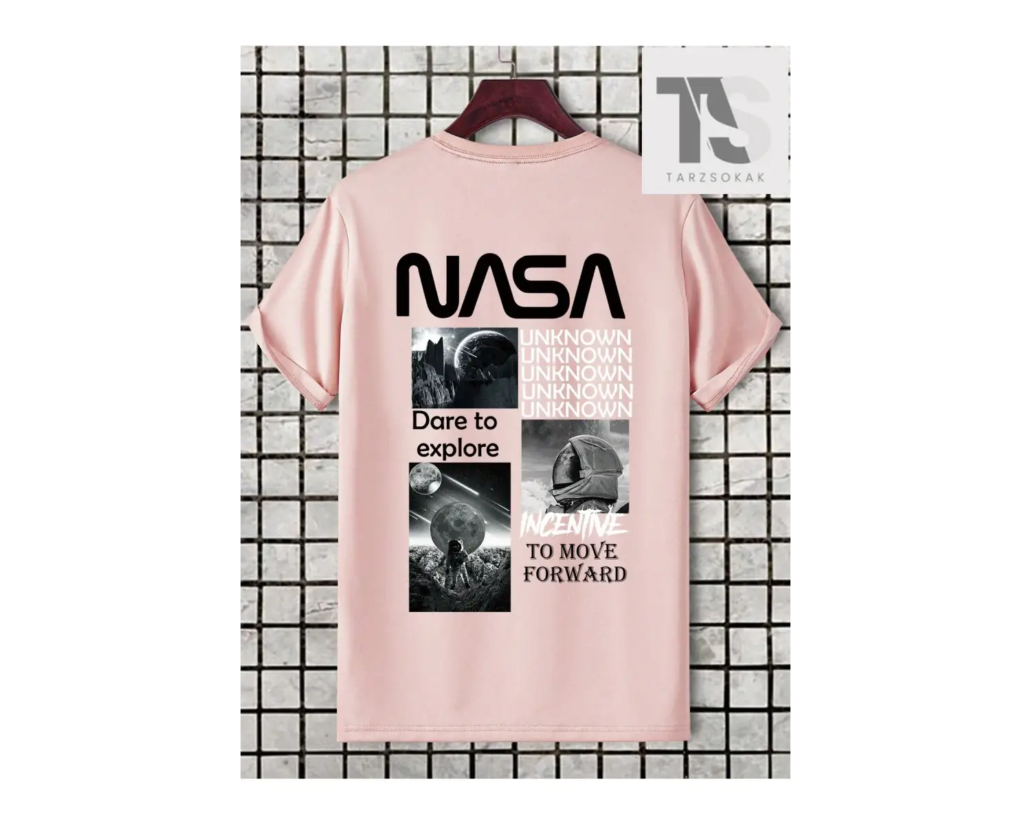 RSRT Erkek Tropikal Baskılı Tişört