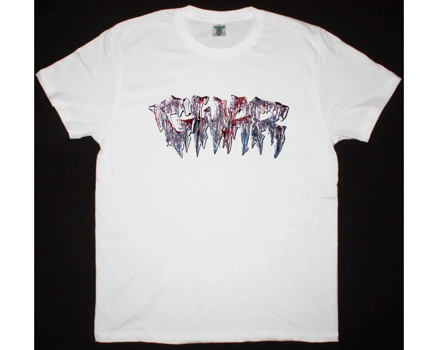 SADUS LOGO NEW BLACK T SHIRT ÖN BASKILI