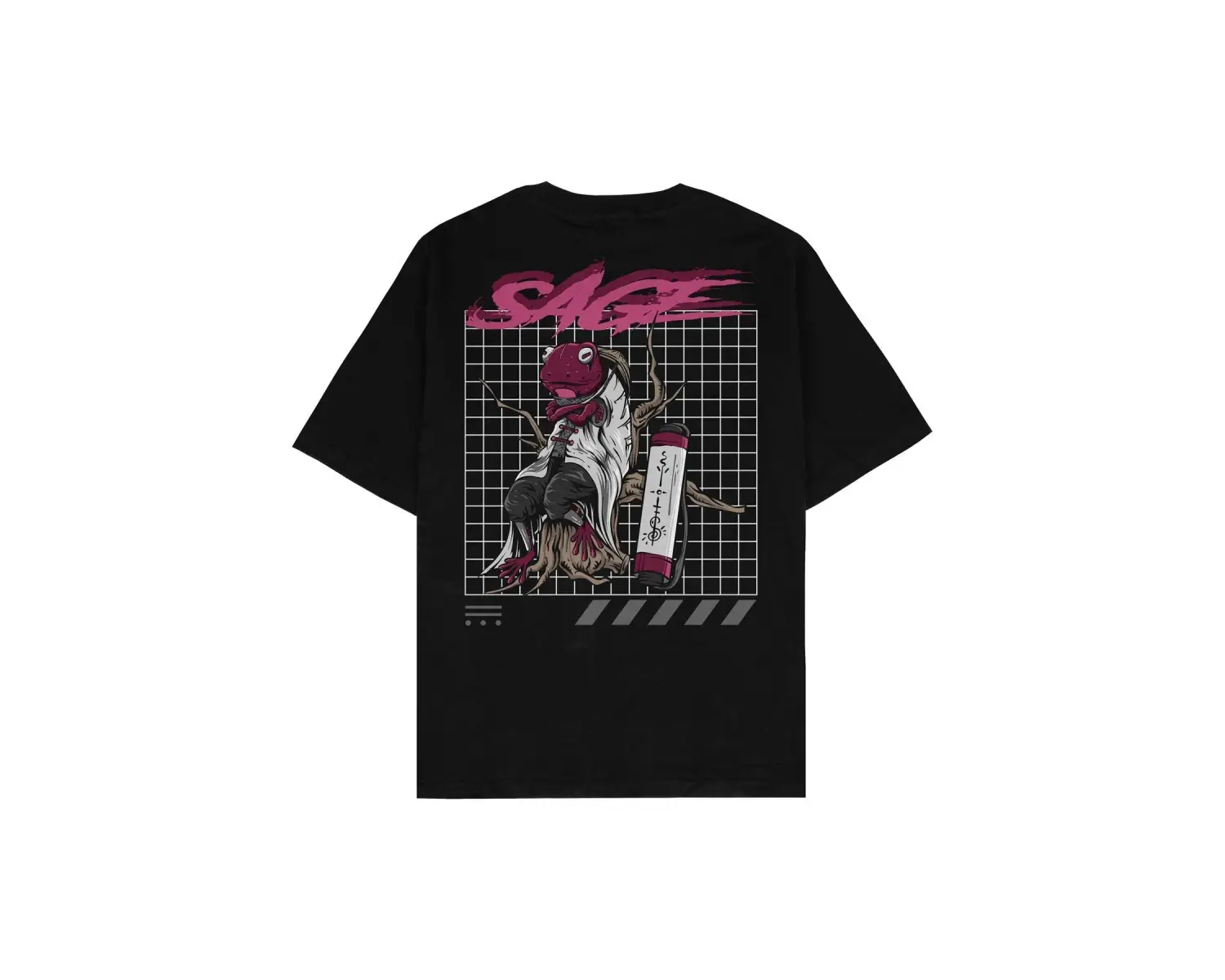 Sage Siyah Oversize Unisex T-shirt