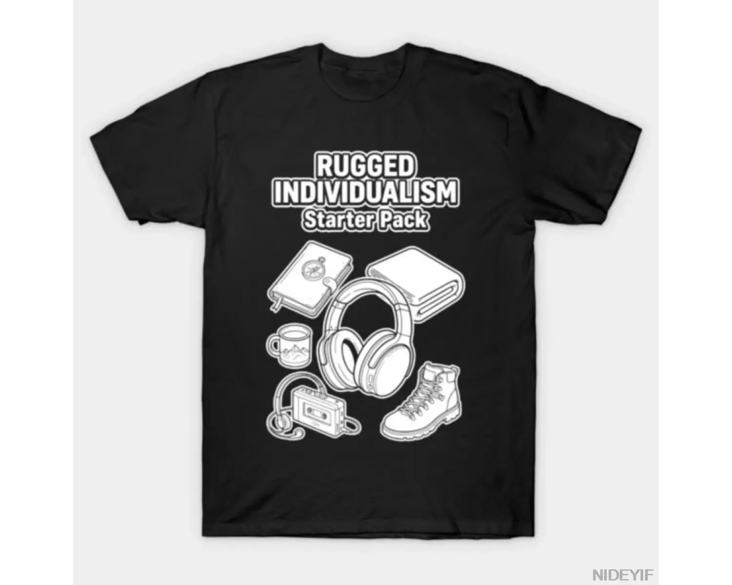 Sağlam Bireysellik İçe Dönük Başlangıç Tişörtü Erkekler Kadınlar İçin %100 Pamuklu Tişörtler