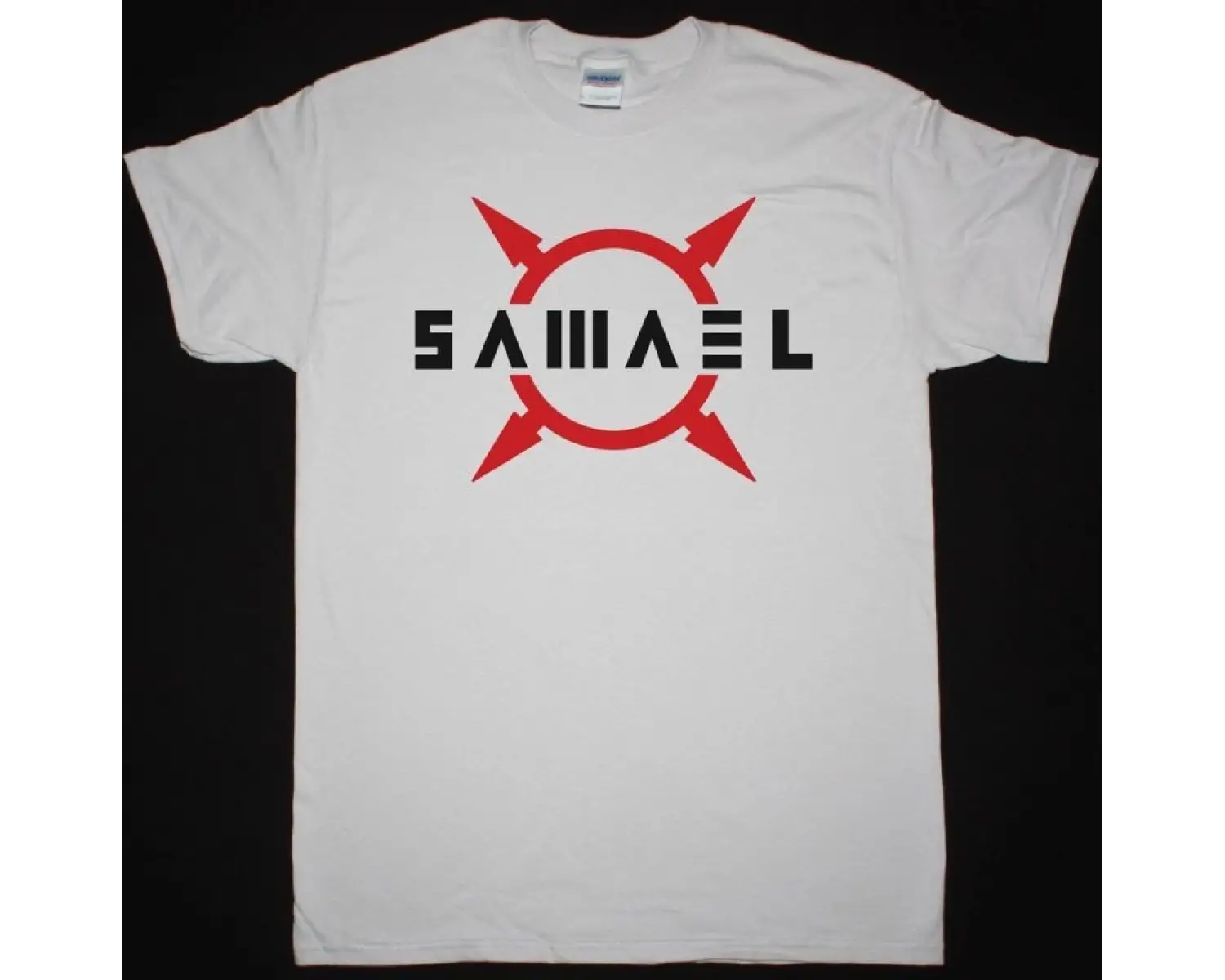 SAMAEL LOGO NEW ICE GREY T-SHIRT