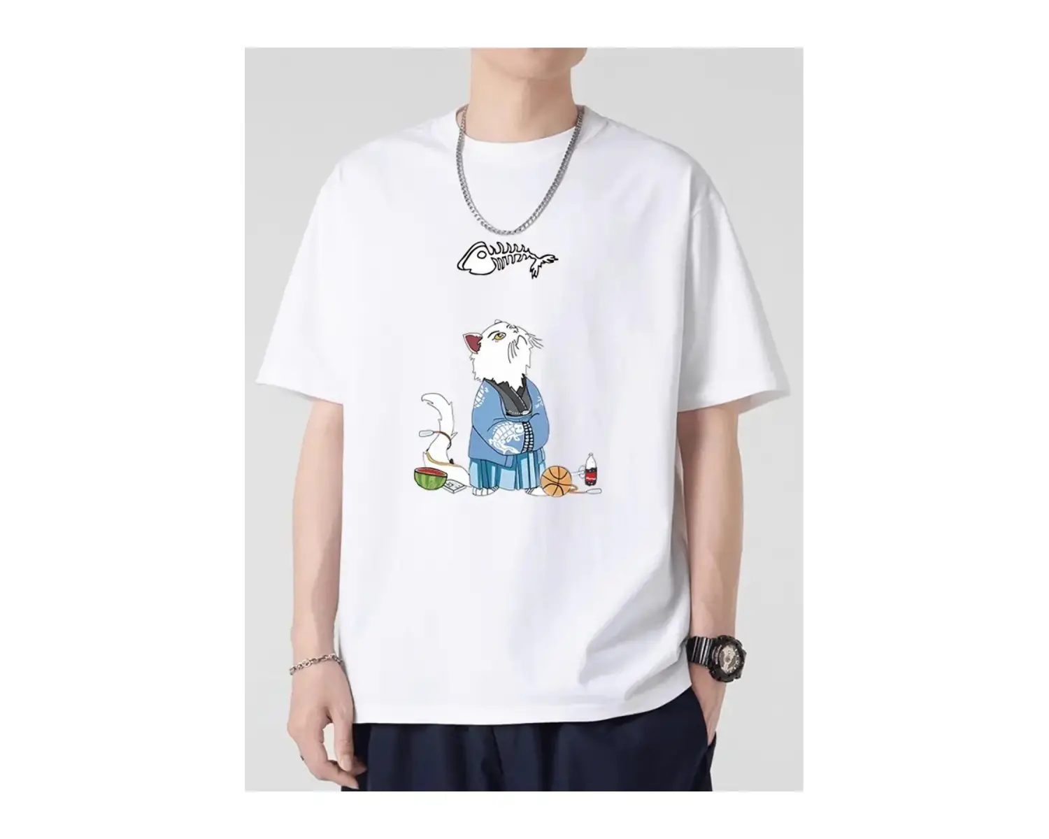 Samurai Cat Oversize Unisex