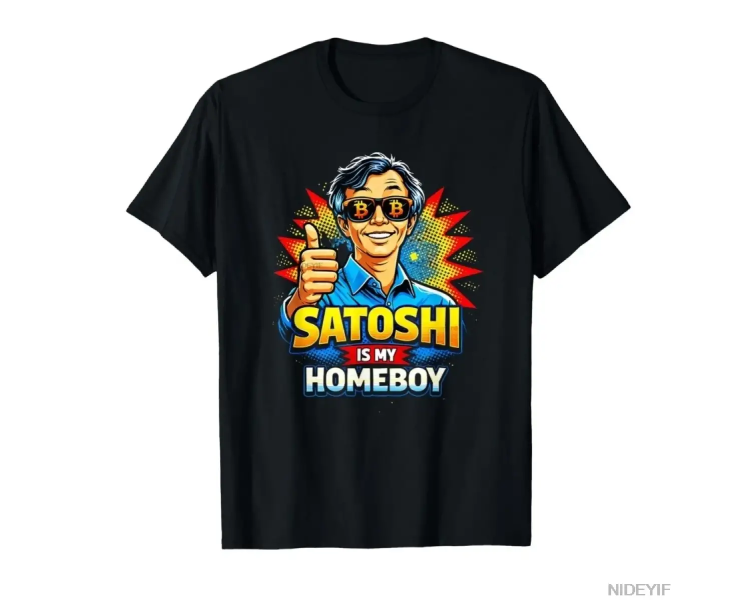 Satoshi benim Homeboym kripto tişörtü erkekler kadınlar için % 100% pamuklu tişörtler kısa k