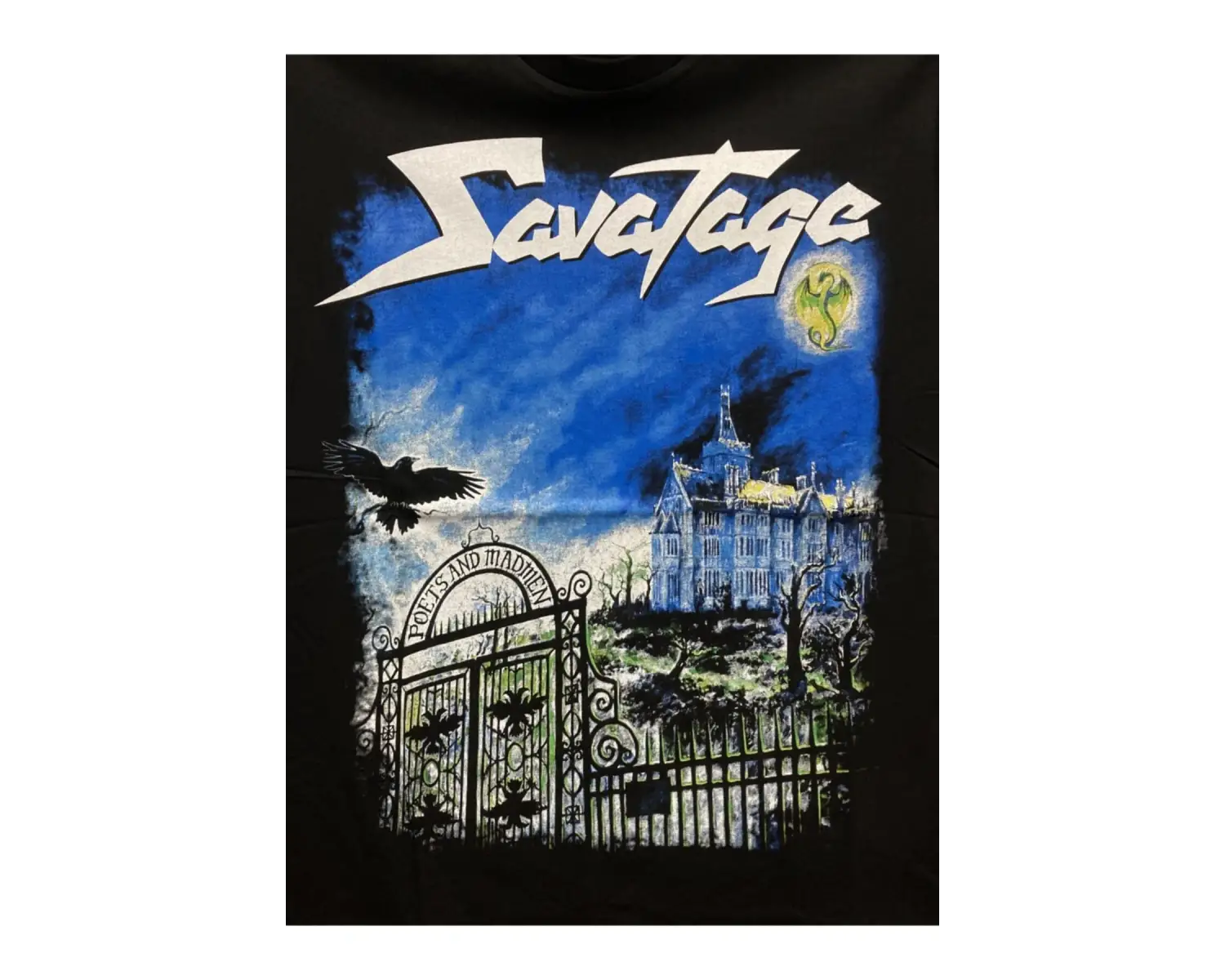 Savatage Metal Band Baskılı Penye Tişört