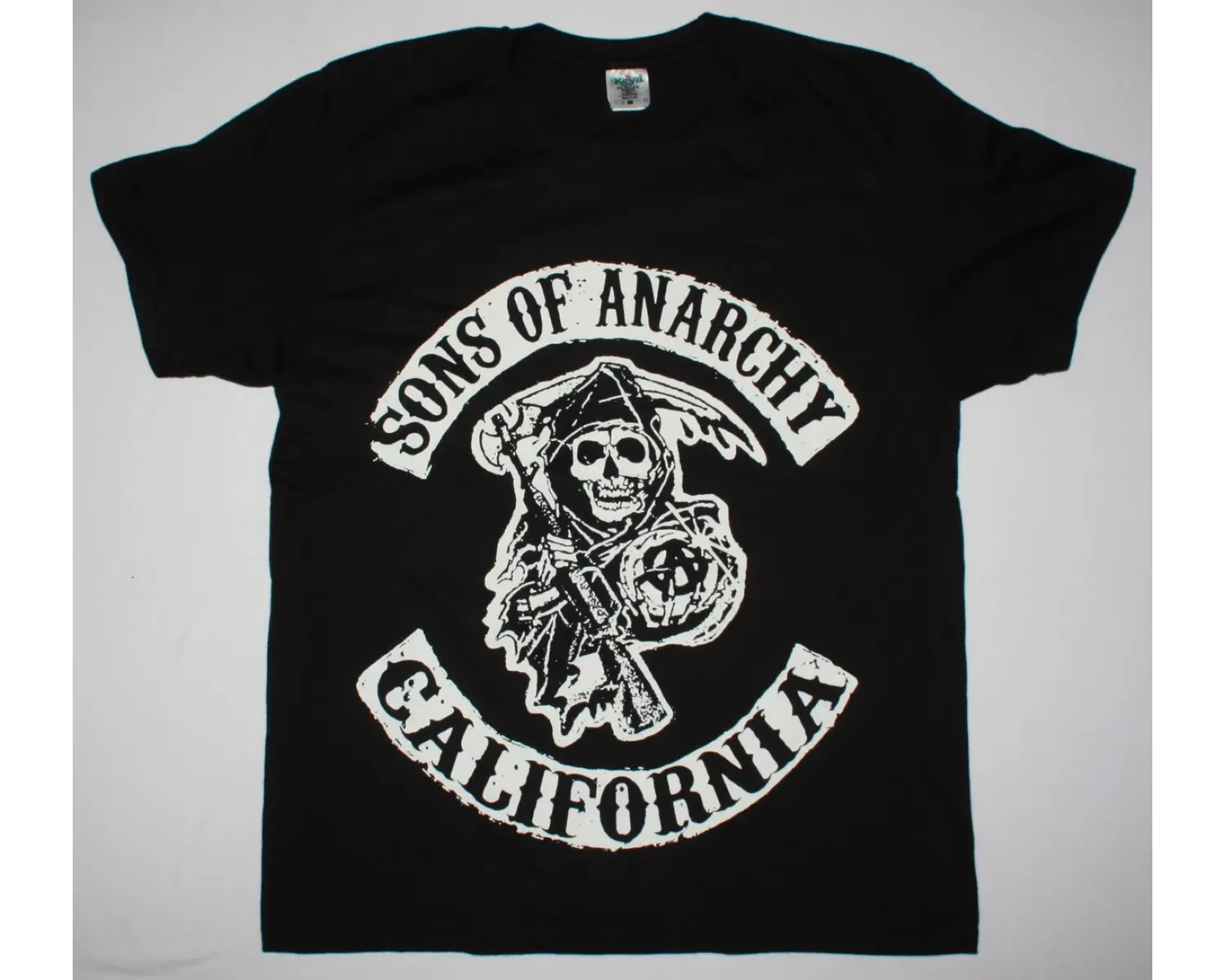 SAXON STRONG ARM OF THE LAW 80 NEW WHITE T-SHIRT