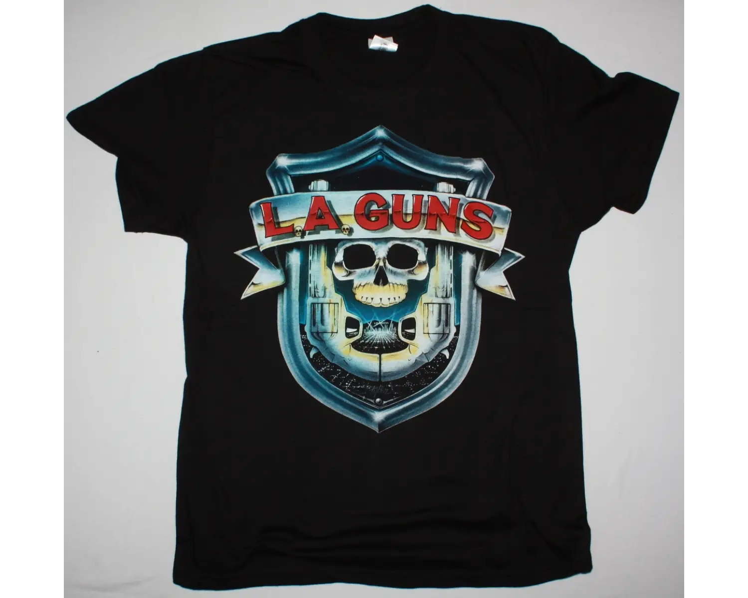 SAXON THE EAGLE HAS LANDED 1982 NEW BLACK T SHIRT ÖN VE ARAKA BASKILI