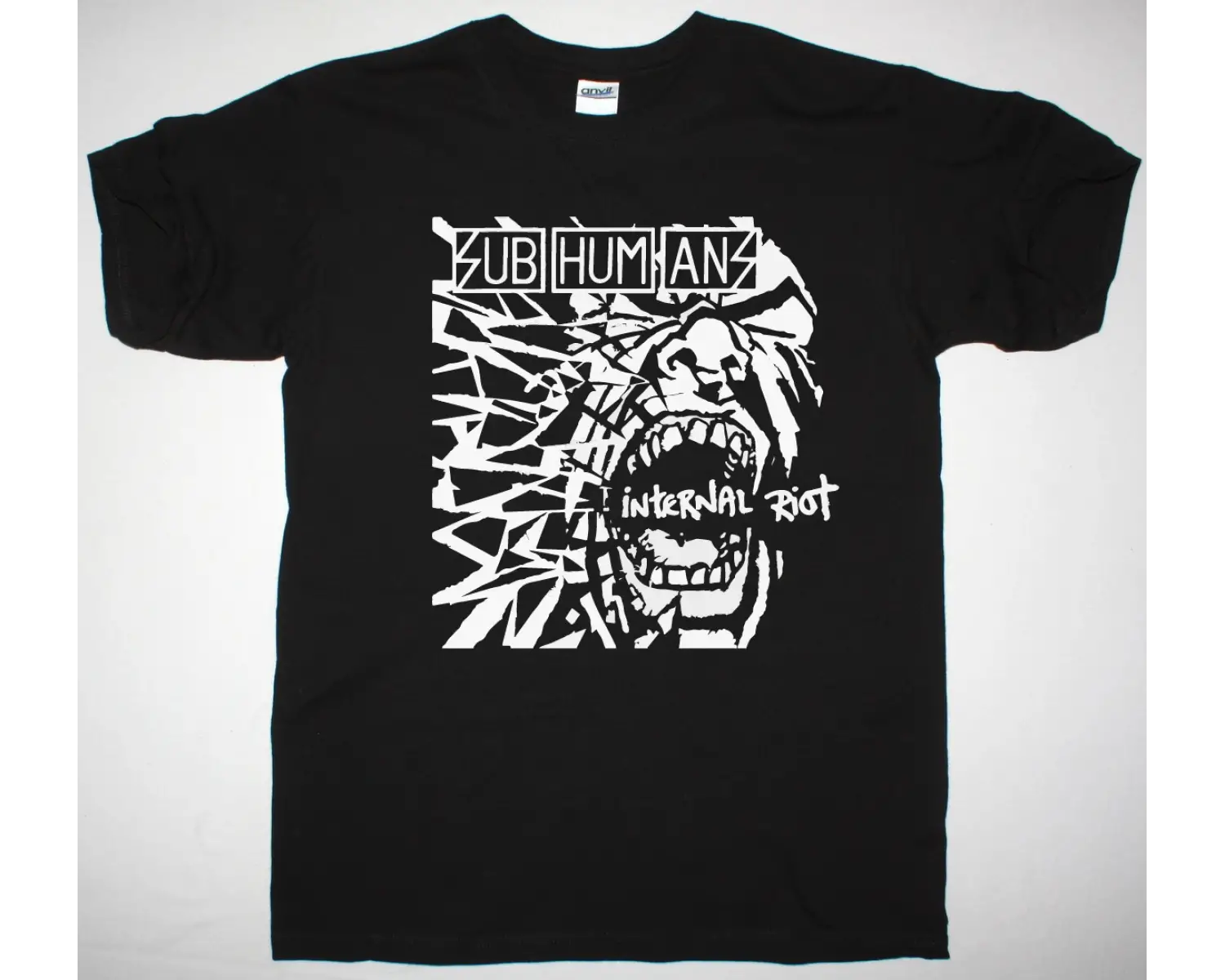 SCORPIONS LOGO NEW BLACK T-SHIRT ÖN BASKILI