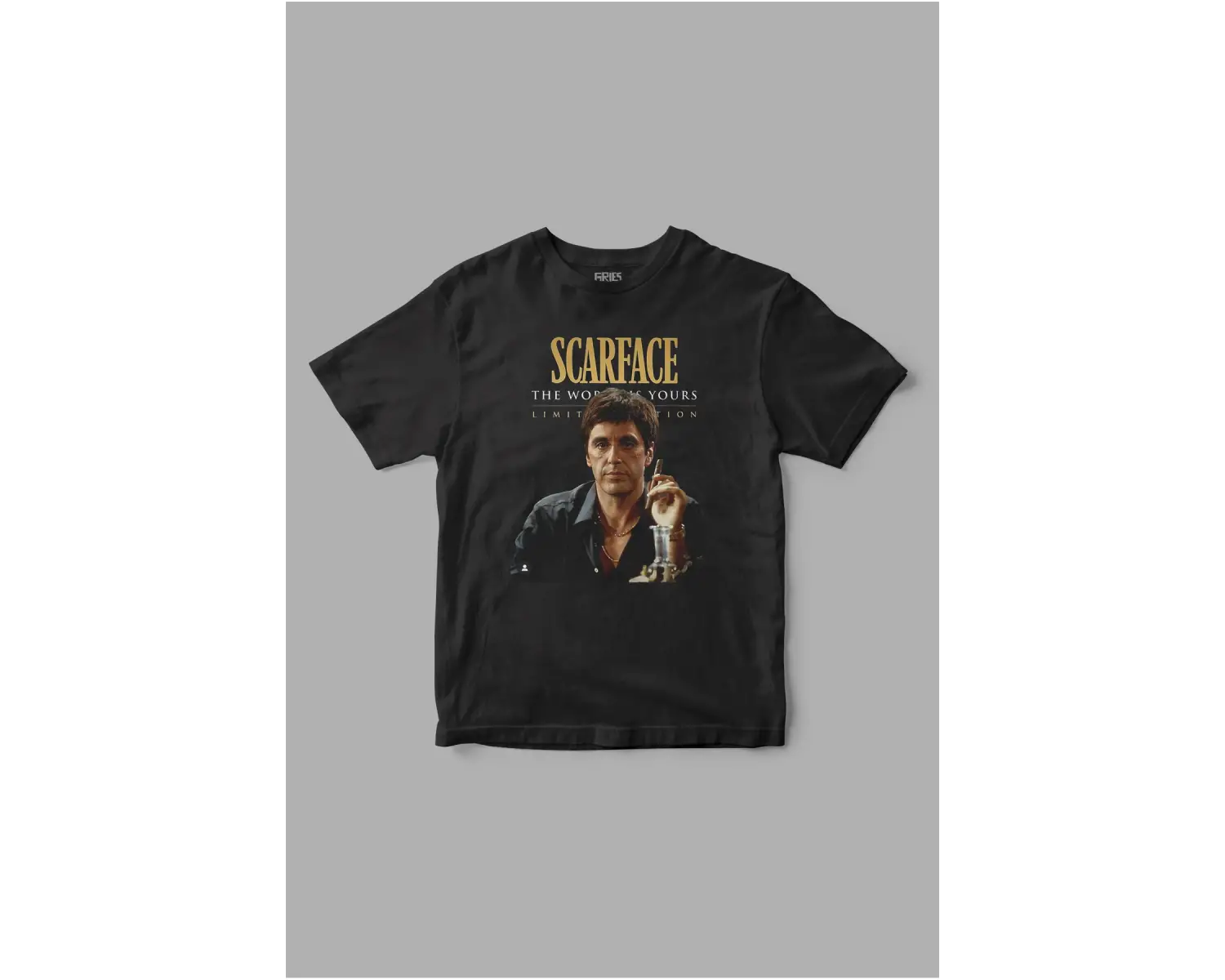 Scr YARALI  World is yours  Baskılı Tişört