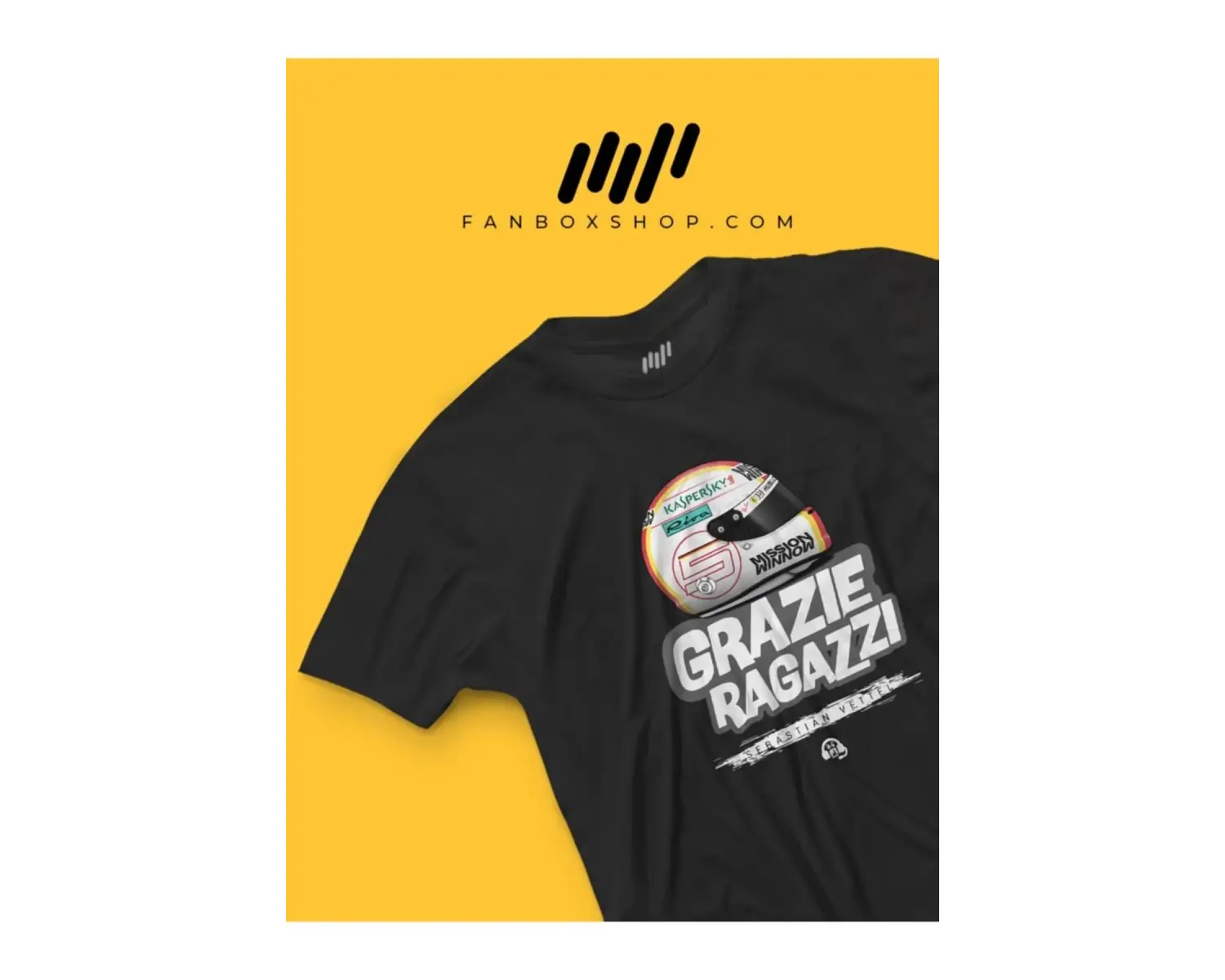 Sebastian Vettel Grazie Ragazzi T-shirt