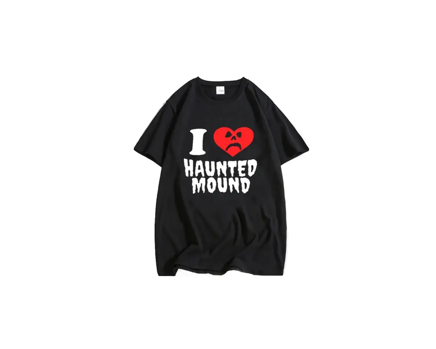 Sematary ben aşk perili höyük t-shirt popüler Trend kalp şekli baskı T Shirt erkekler için ko