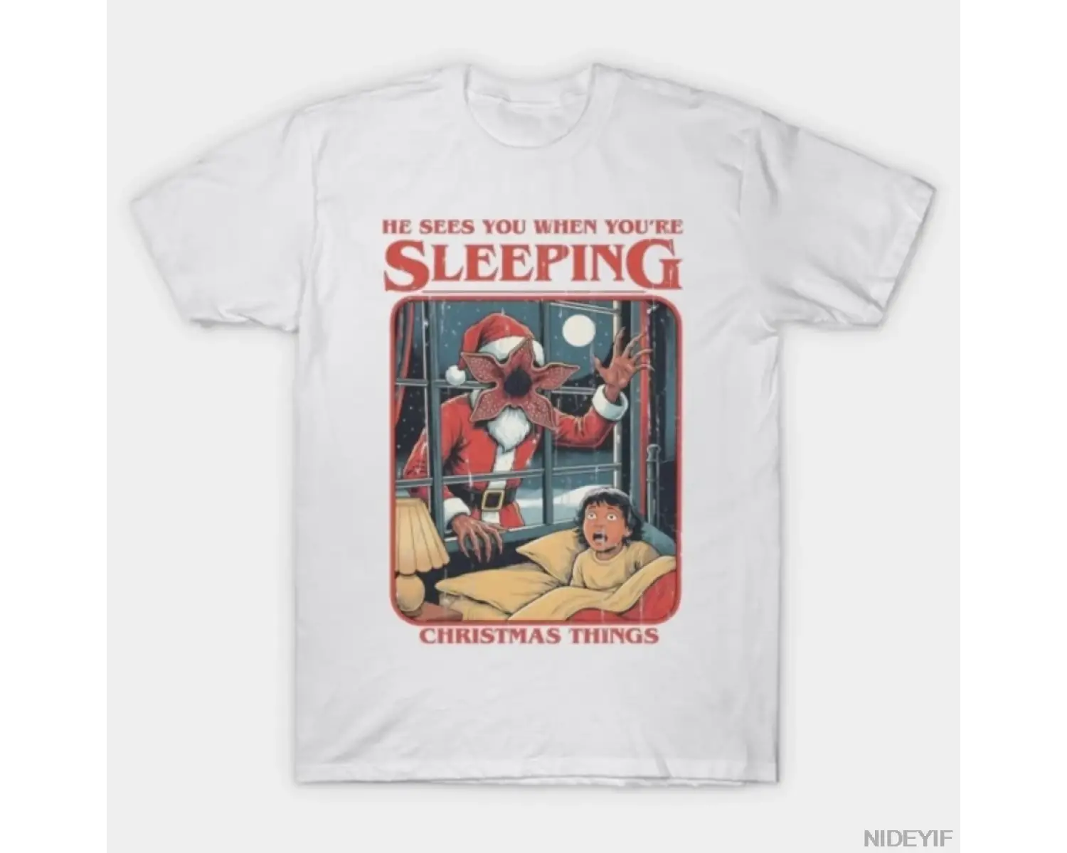 Seni Uyurken Görürsün Erkekler Kadınlar İçin Tişört %100 Pamuklu Tişörtler Kısa Kollu Üstler