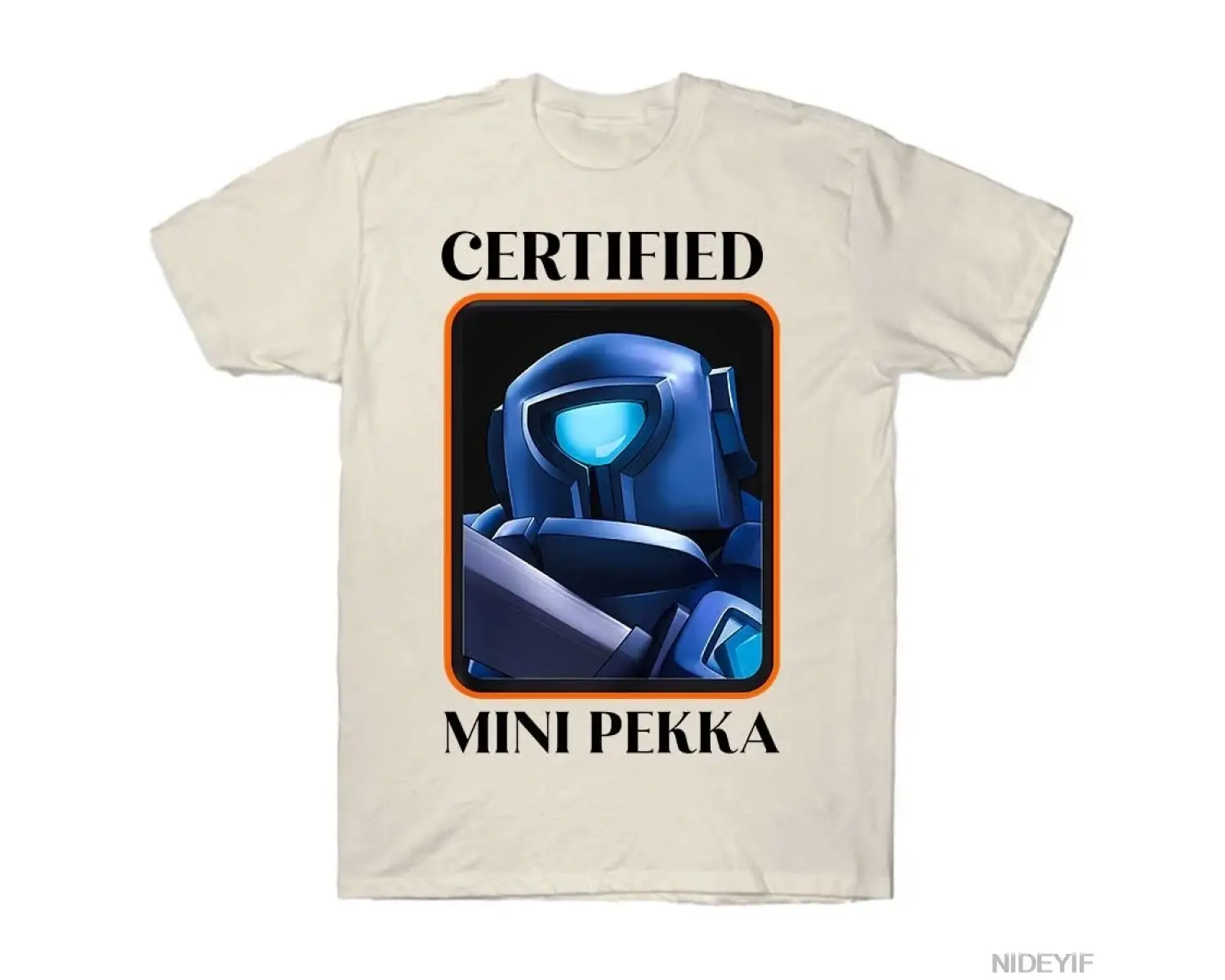 Sertifikalı Mini PEKKA Çocuk Clash Royale T-shirt Erkek Kadın % 100% Pamuklu Tişörtler Kısa K