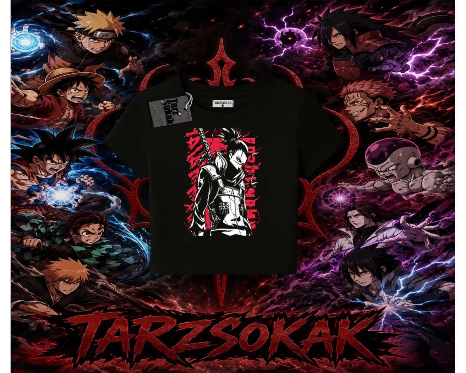 Shikamaru Nara Naruto Anime Karakter Kadın Baby Tee Beyaz