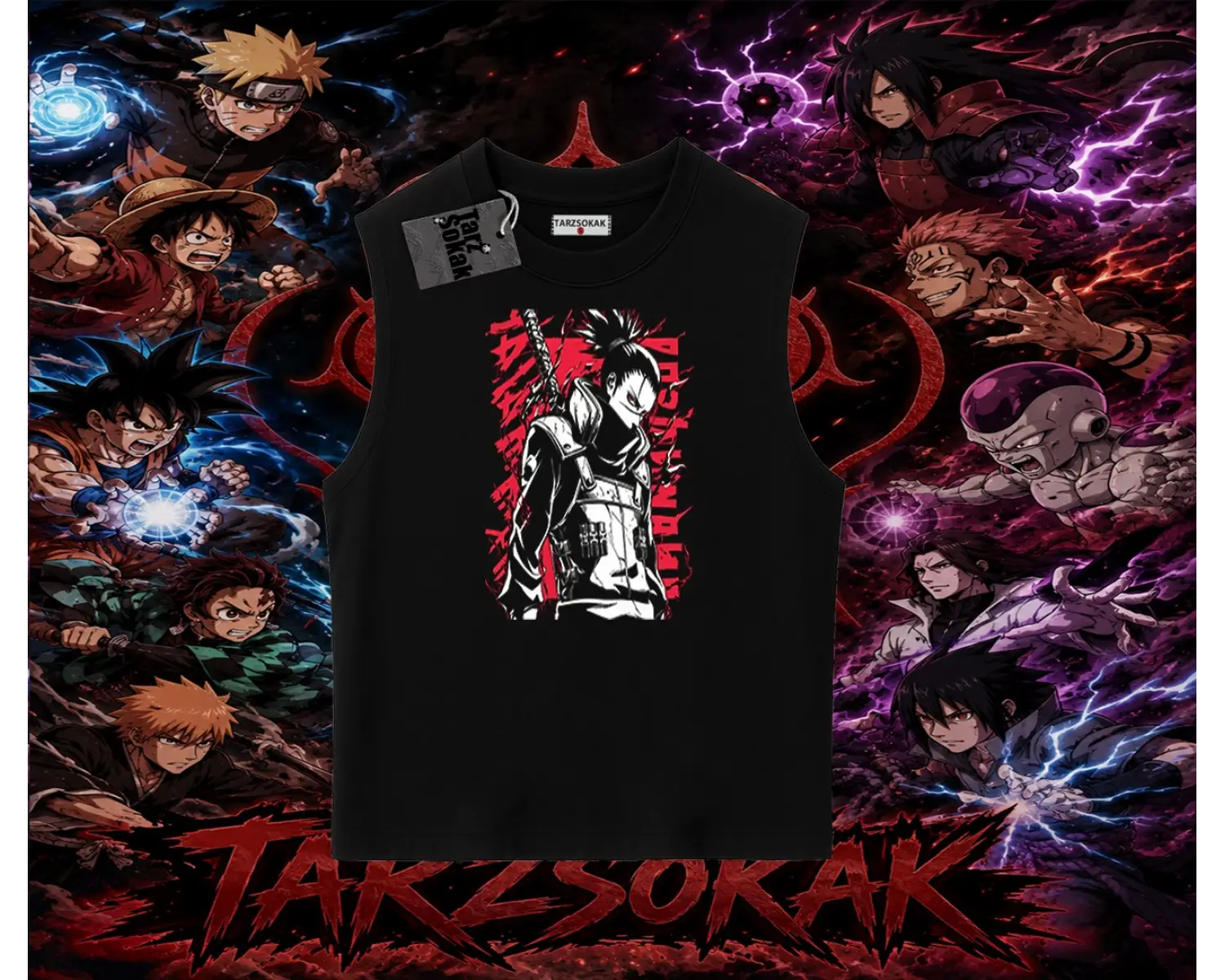 Shikamaru Nara Naruto Anime Karakter Oversize Unisex Kolsuz Tişört Beyaz
