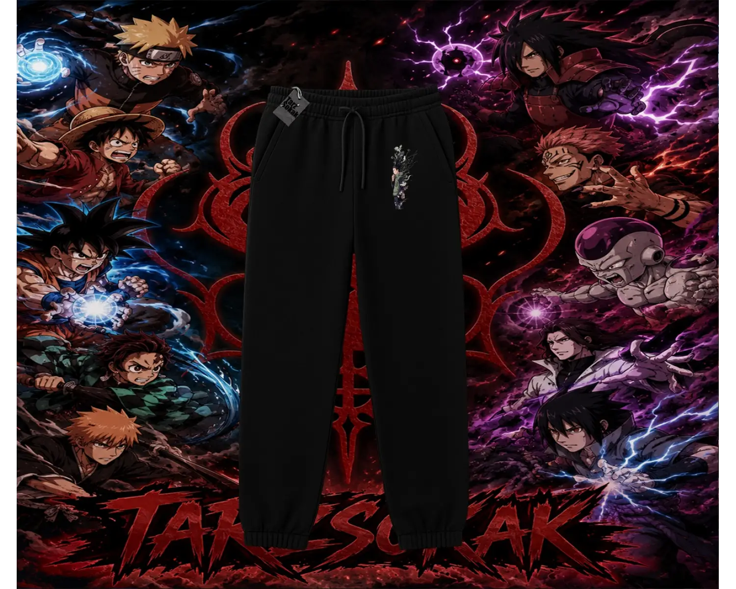 Shikamaru Nara Naruto Anime Karakter Unisex Jogger Eşofman Altı Beyaz