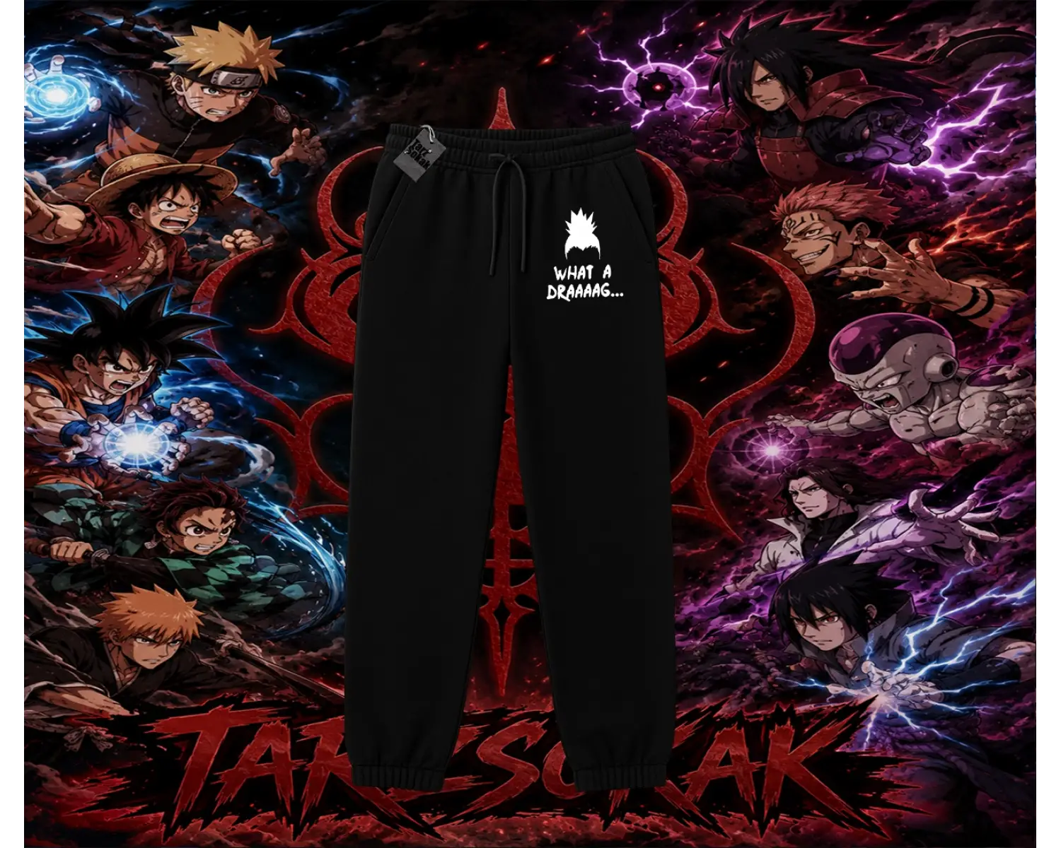 Shikamaru Nara Naruto Anime Karakter Unisex Jogger Eşofman Altı Beyaz