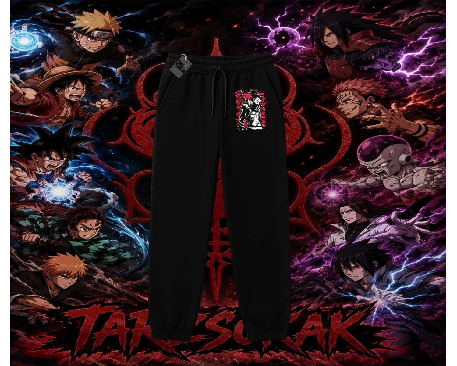 Shikamaru Nara Naruto Anime Karakter Unisex Jogger Eşofman Altı Beyaz