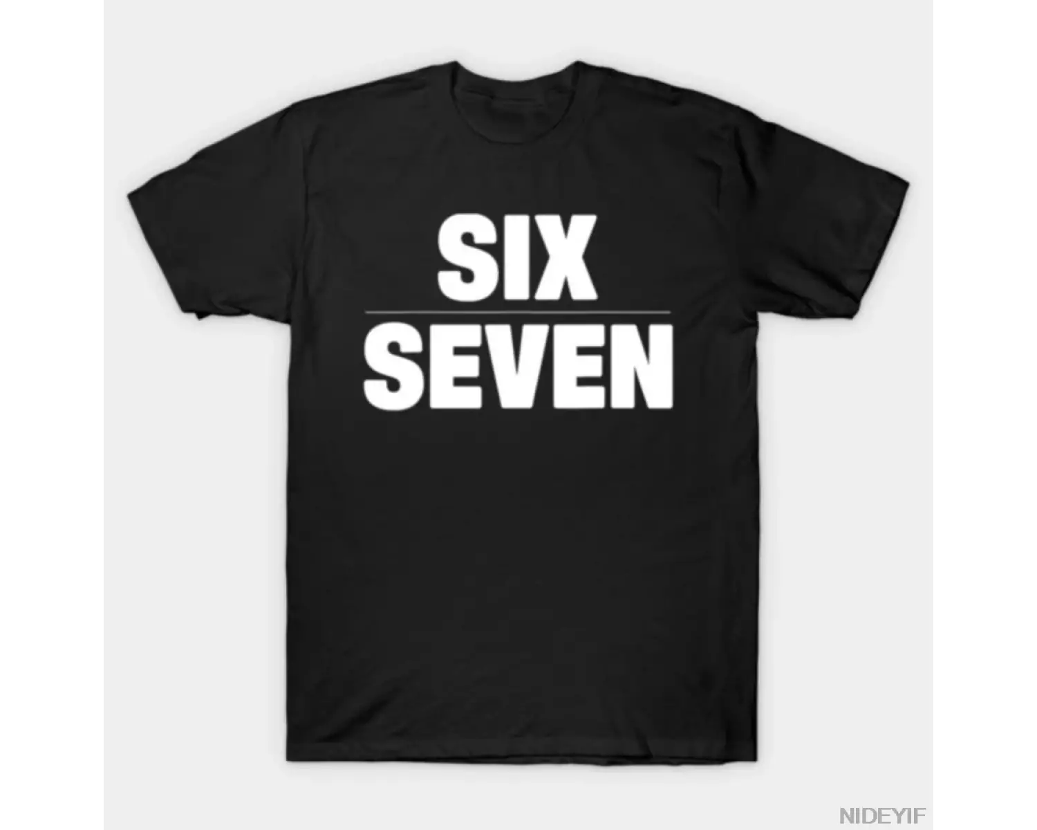 Six Seven 6 7 Erkek Kadın Tişörtü %100 Pamuklu Tişörtler Kısa Kollu Üstler 0109-2