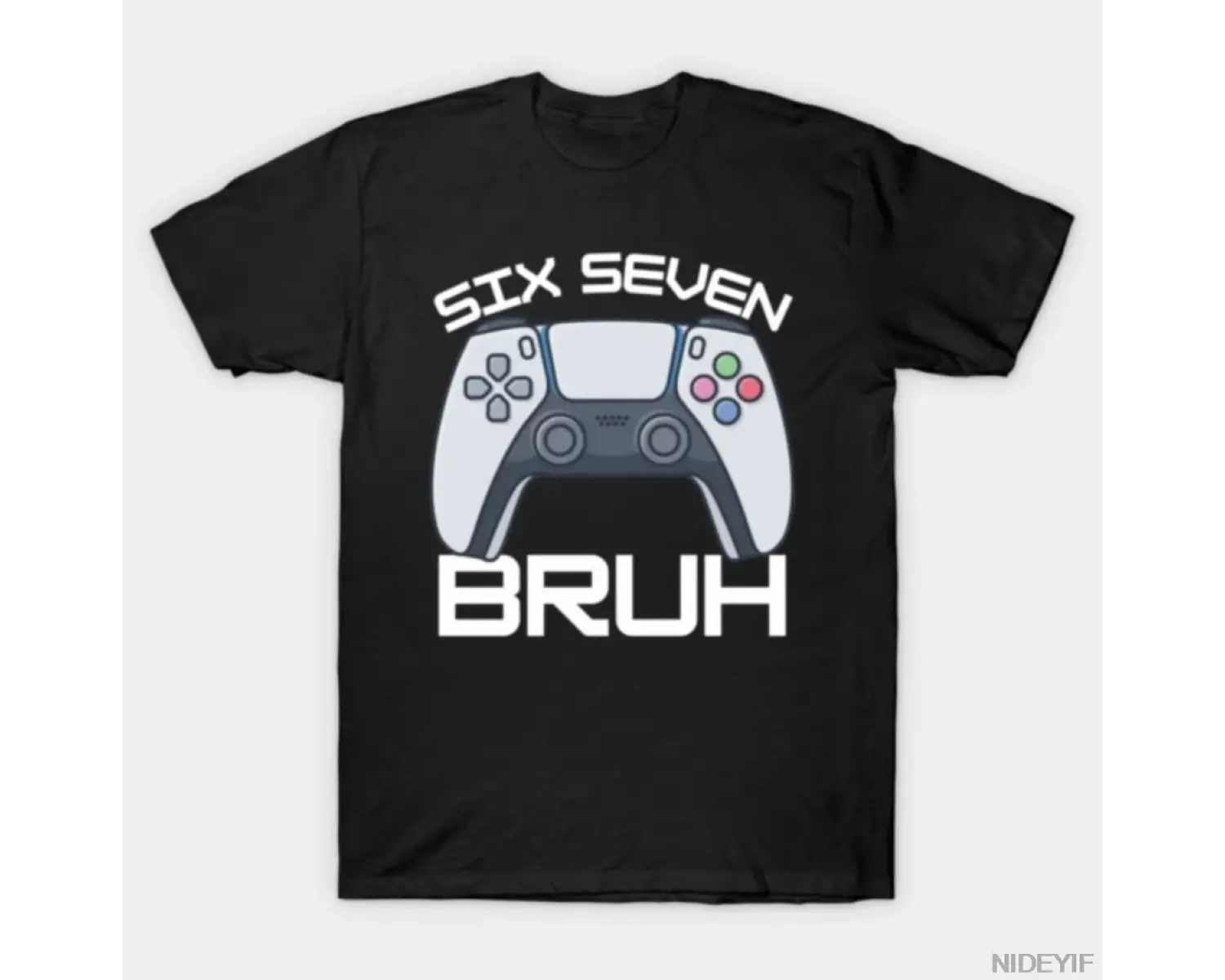 Six Seven Bruh 67 Meme Komik Oyuncu Kontrol Cihazı Video Oyunu Çocuk Tişörtü Erkek Kadın %100