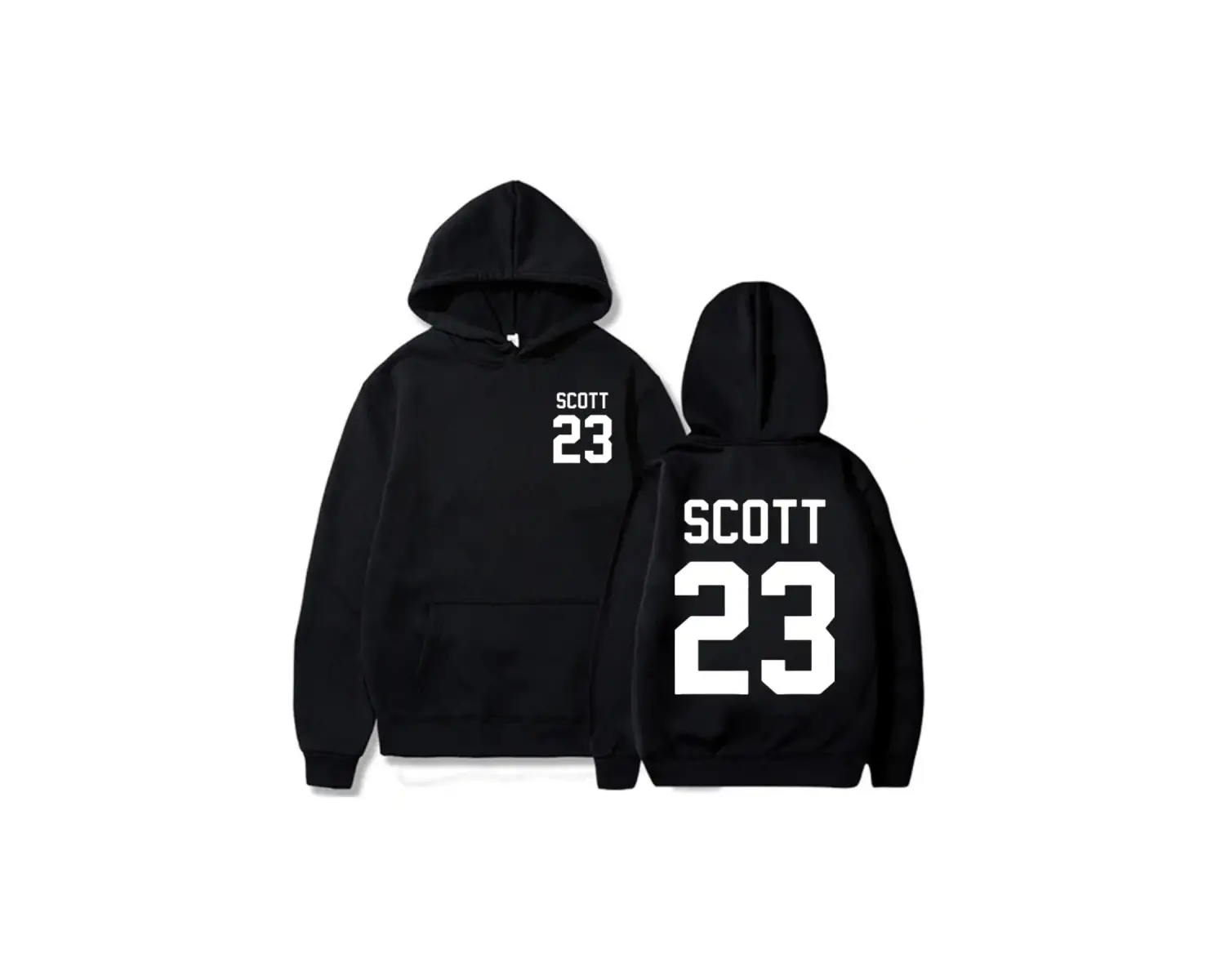 Siyah Ağaç HILL RAVENS Scott23 Hoodies Keith Scott vücut